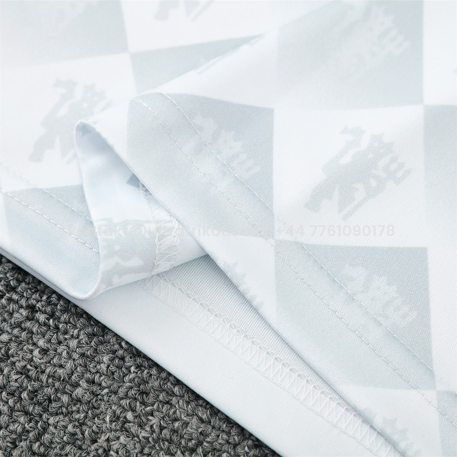 UltraTrikot-Manchester United 25-26 Vest Training Set - Red Edge White Vest & Black Shorts