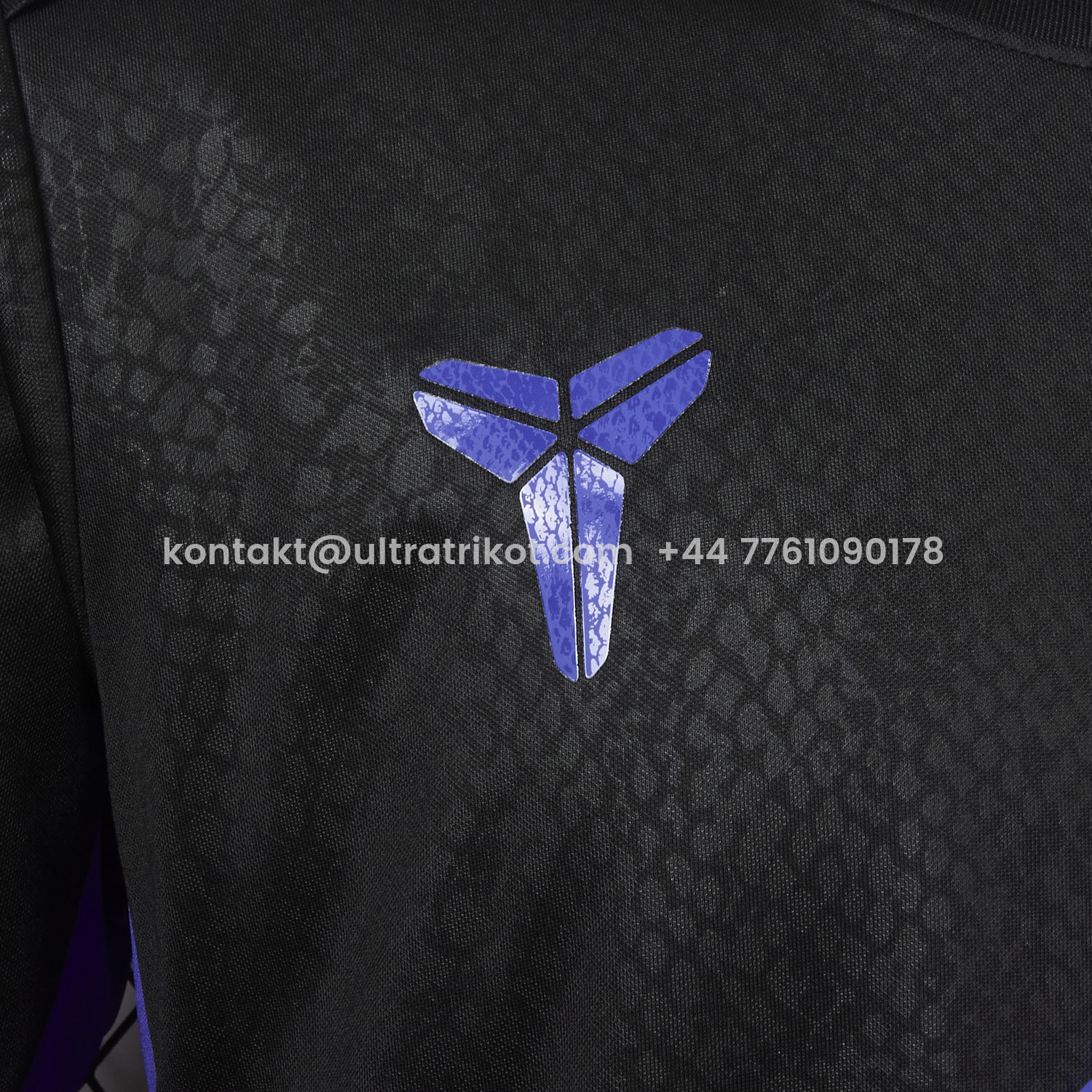UltraTrikot-Barcelona X KB 25-26 Black And Purple Special Jersey - Player Version
