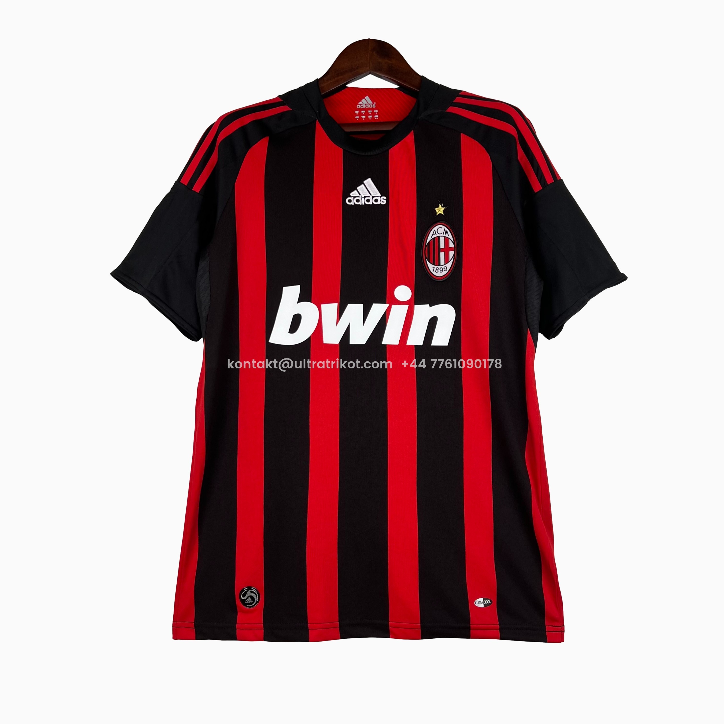 UltraTrikot-Retro AC Milan 2008-09 Home Stadium Jersey
