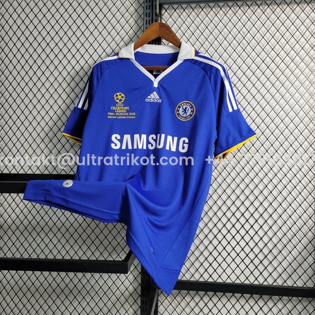 UltraTrikot-Retro C.H.E.L.S.E.A 2007-08 Home Stadium Jersey - Champions League Final