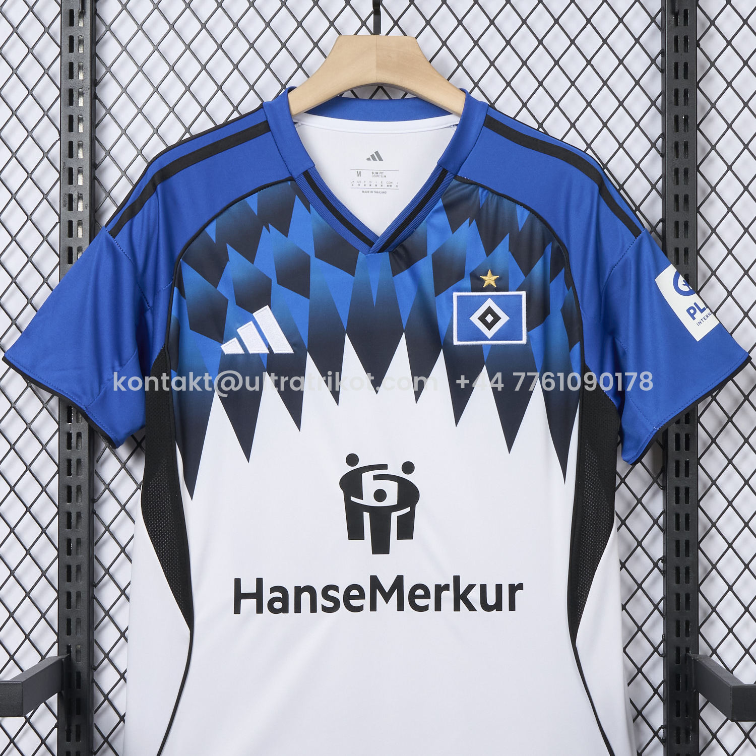 UltraTrikot-【Embroidered Team Badge】Hamburger SV 25-26 Home Jersey - Fans Version