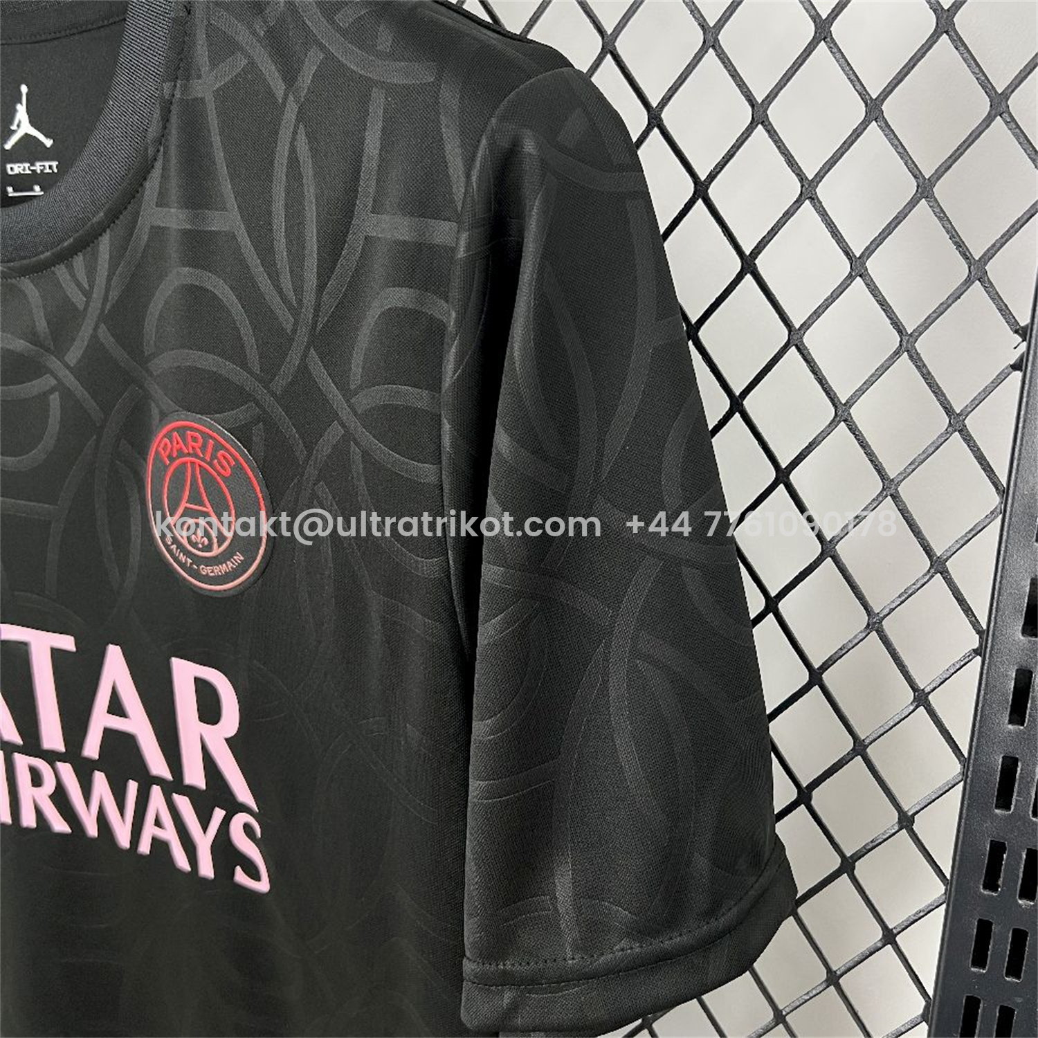 UltraTrikot-Paris Saint-Germain PSG 25-26 Black JD Training Jersey - Fans Version
