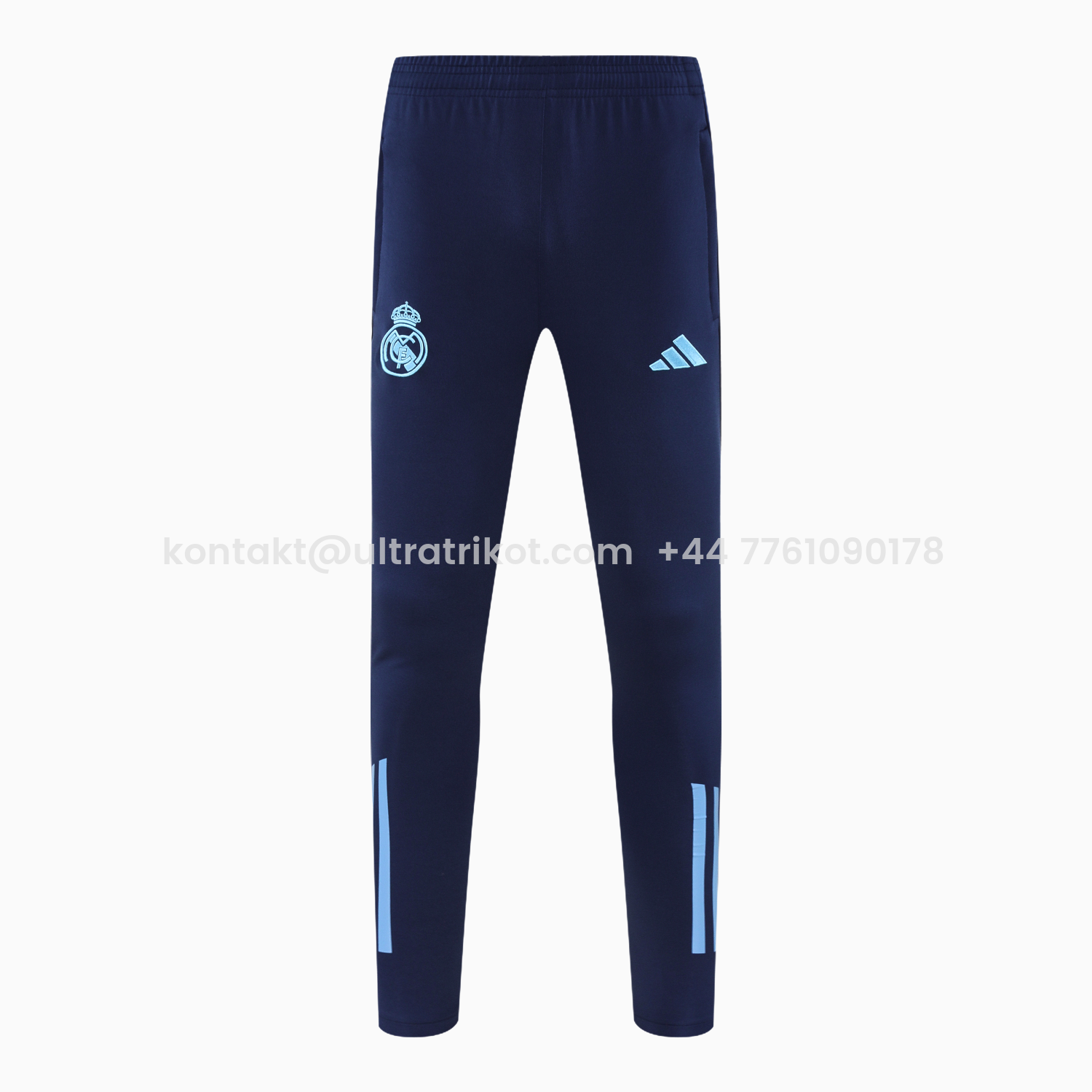 UltraTrikot-Real Madrid 25-26 Training Hoodie Set - Blue Hoodie and Deep Blue Pants