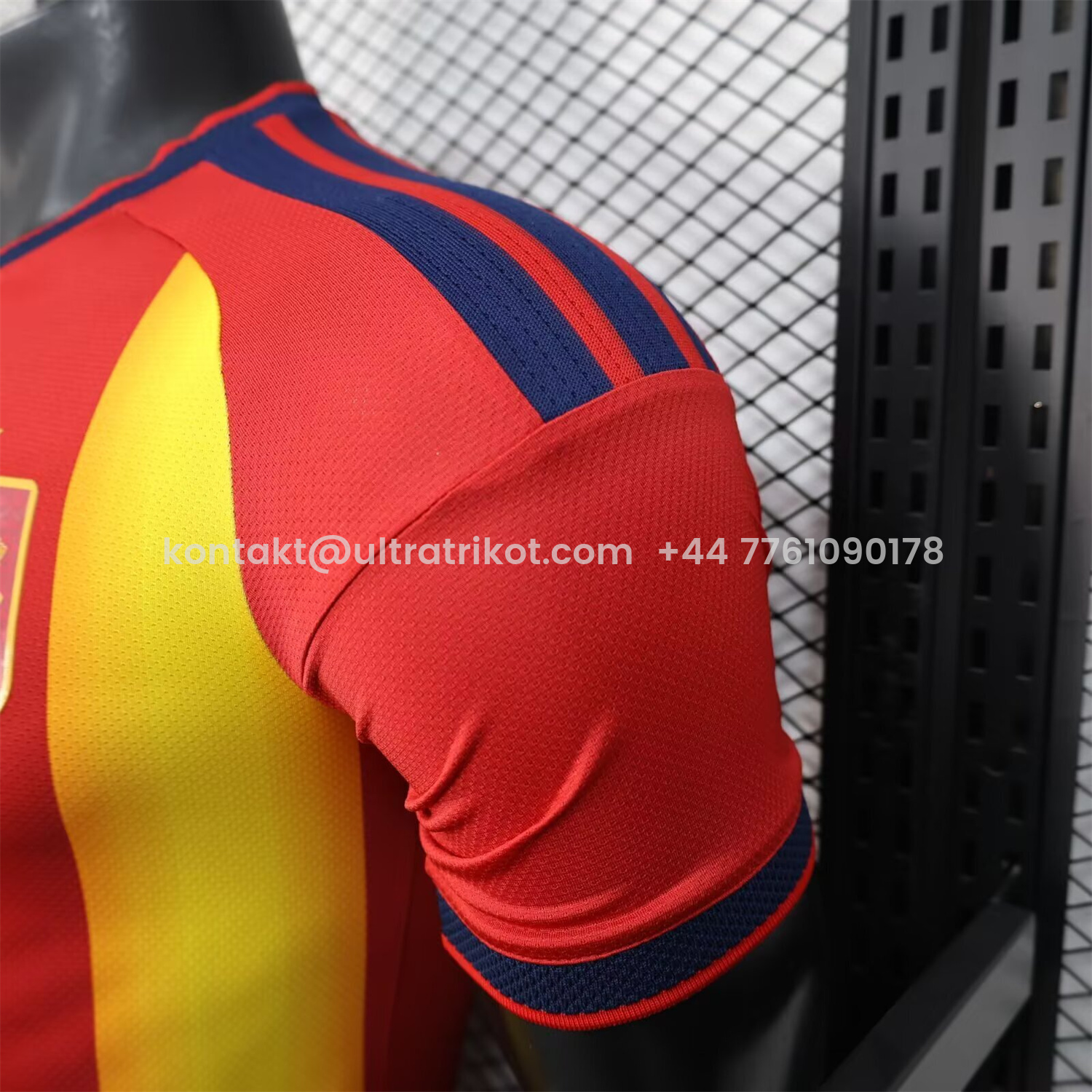 UltraTrikot-Spain 2026 Red And Yellow Stripes Special Jersey - Player Version