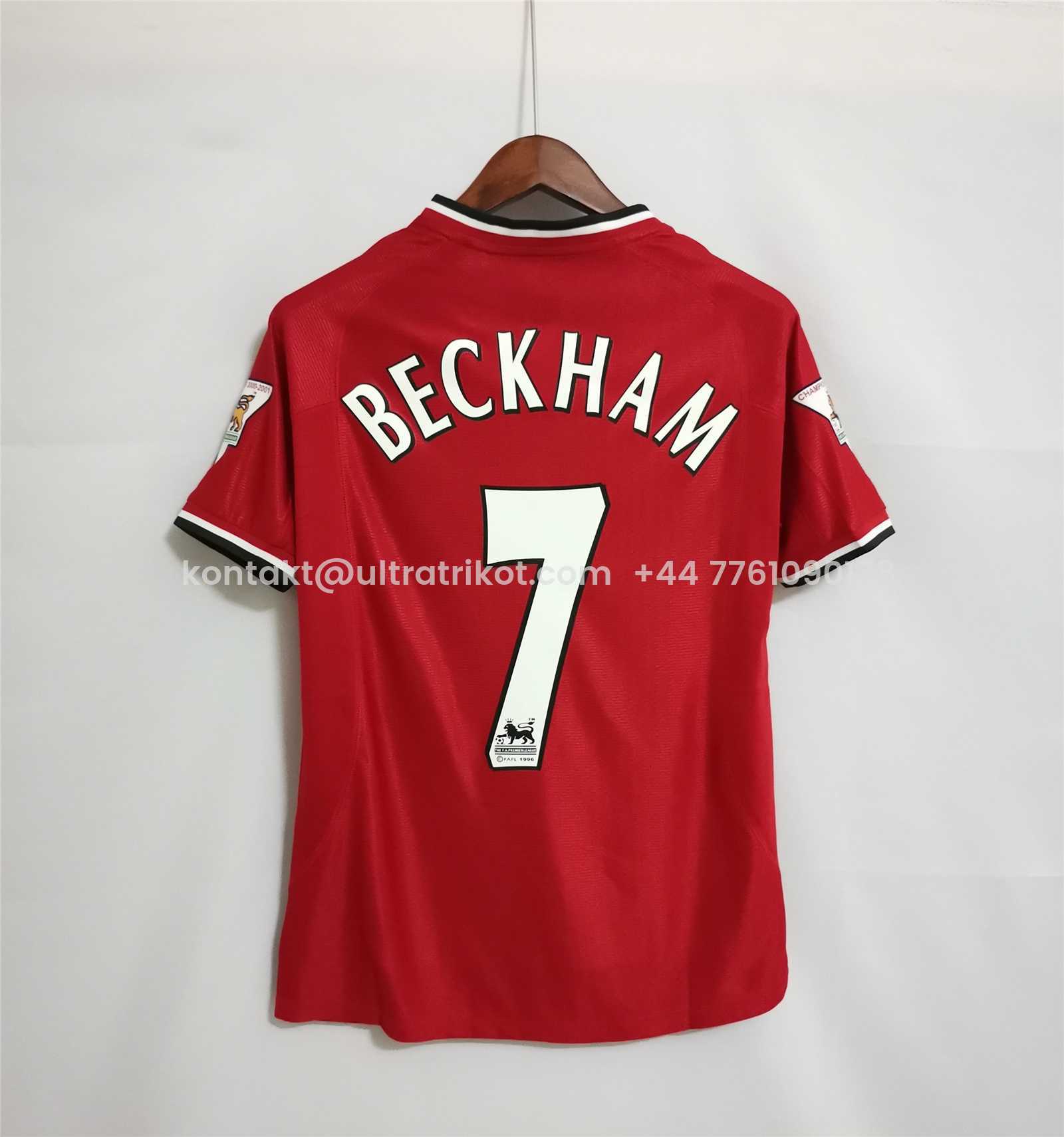 UltraTrikot-Retro Manchester United 00-02 Home Jersey