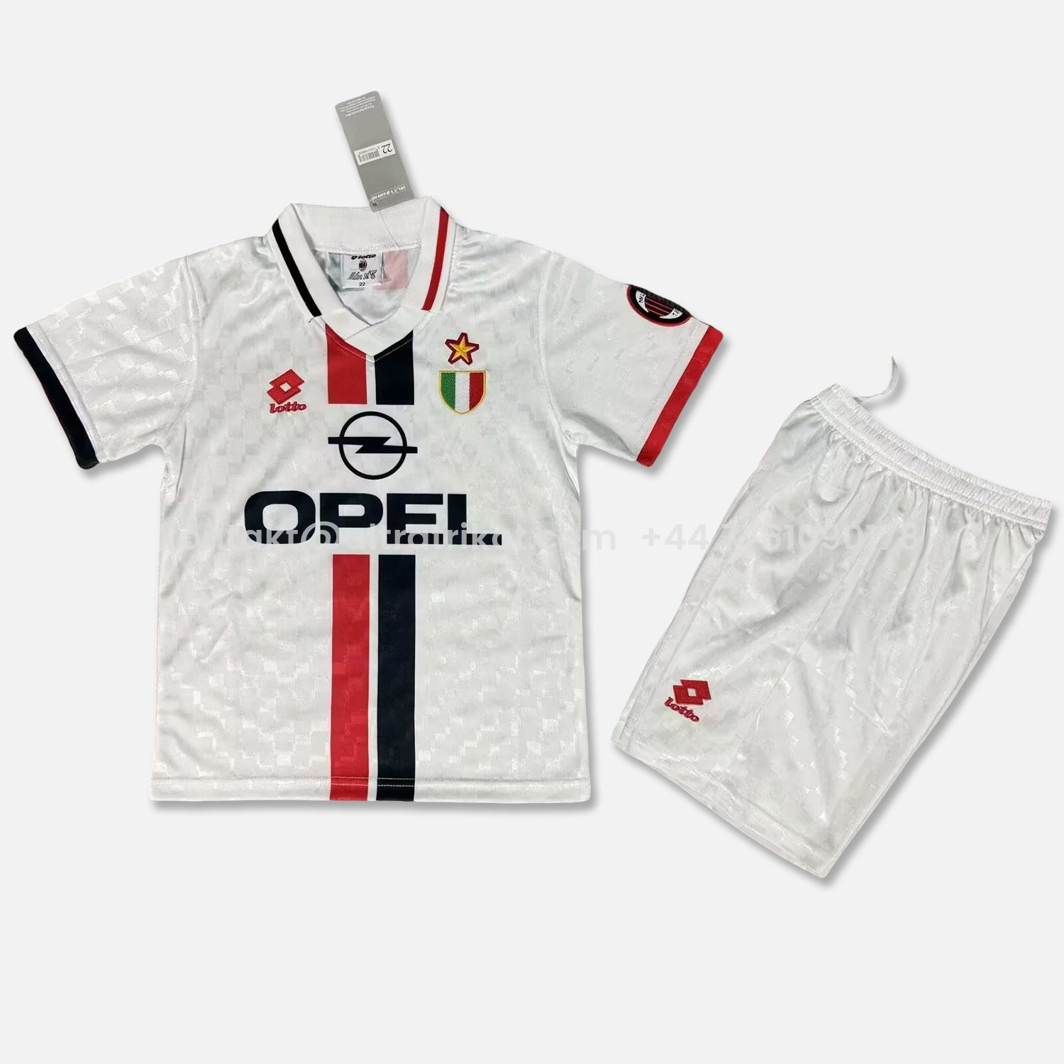 UltraTrikot-Retro AC Milan 1996-97 Away Kids Kit