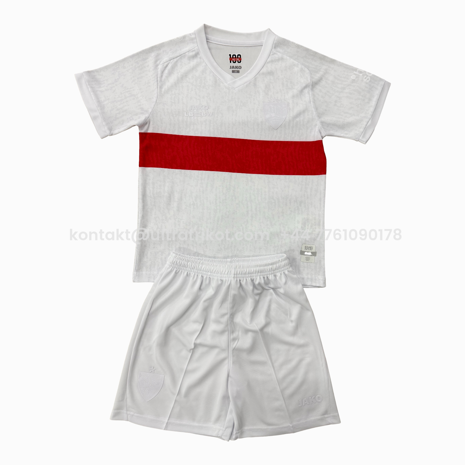 UltraTrikot-Stuttgart 25-26 100th Anniversary Men's Adult Jersey Set - Fans Version