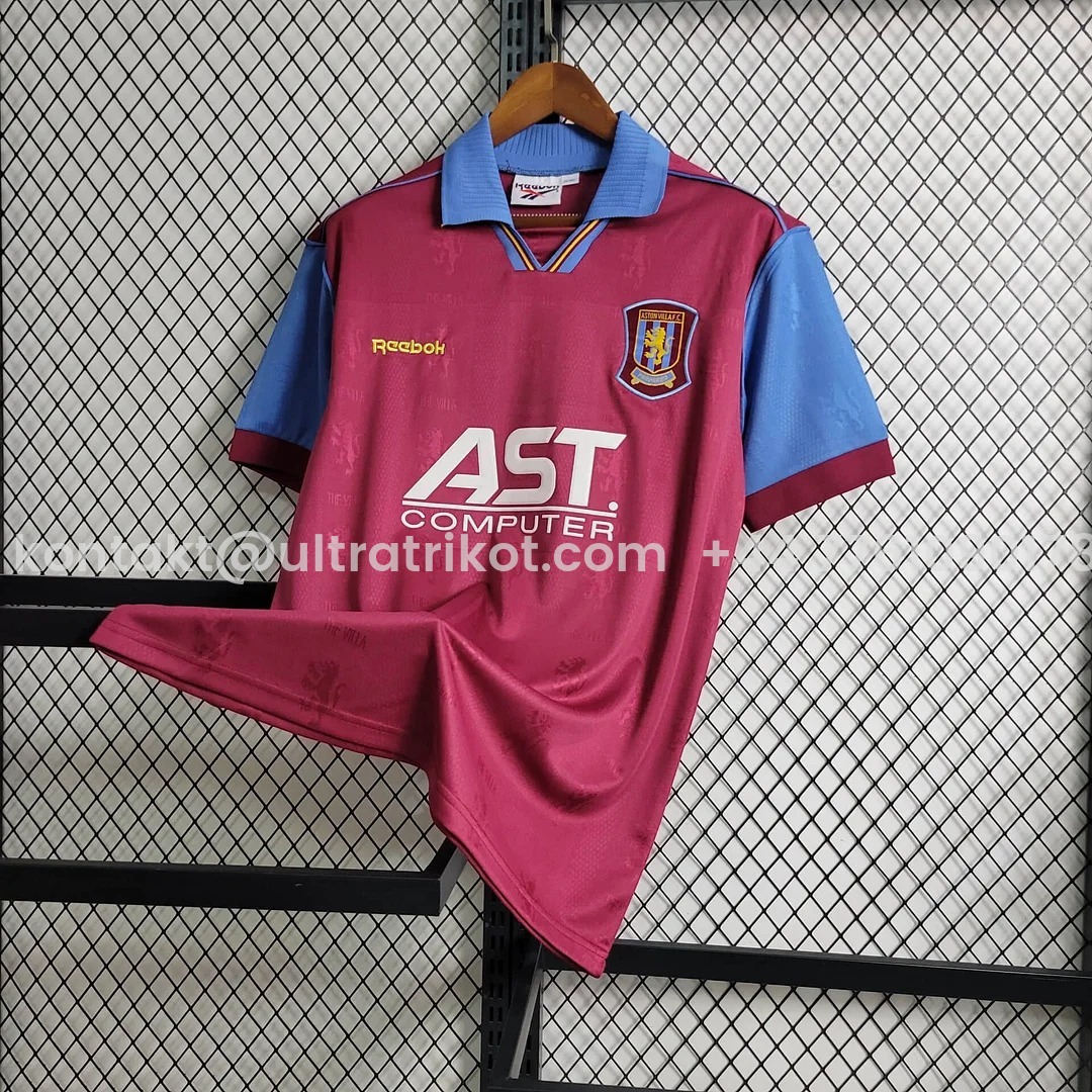 UltraTrikot-Retro Aston Villa 1995-97 Home Stadium Jersey