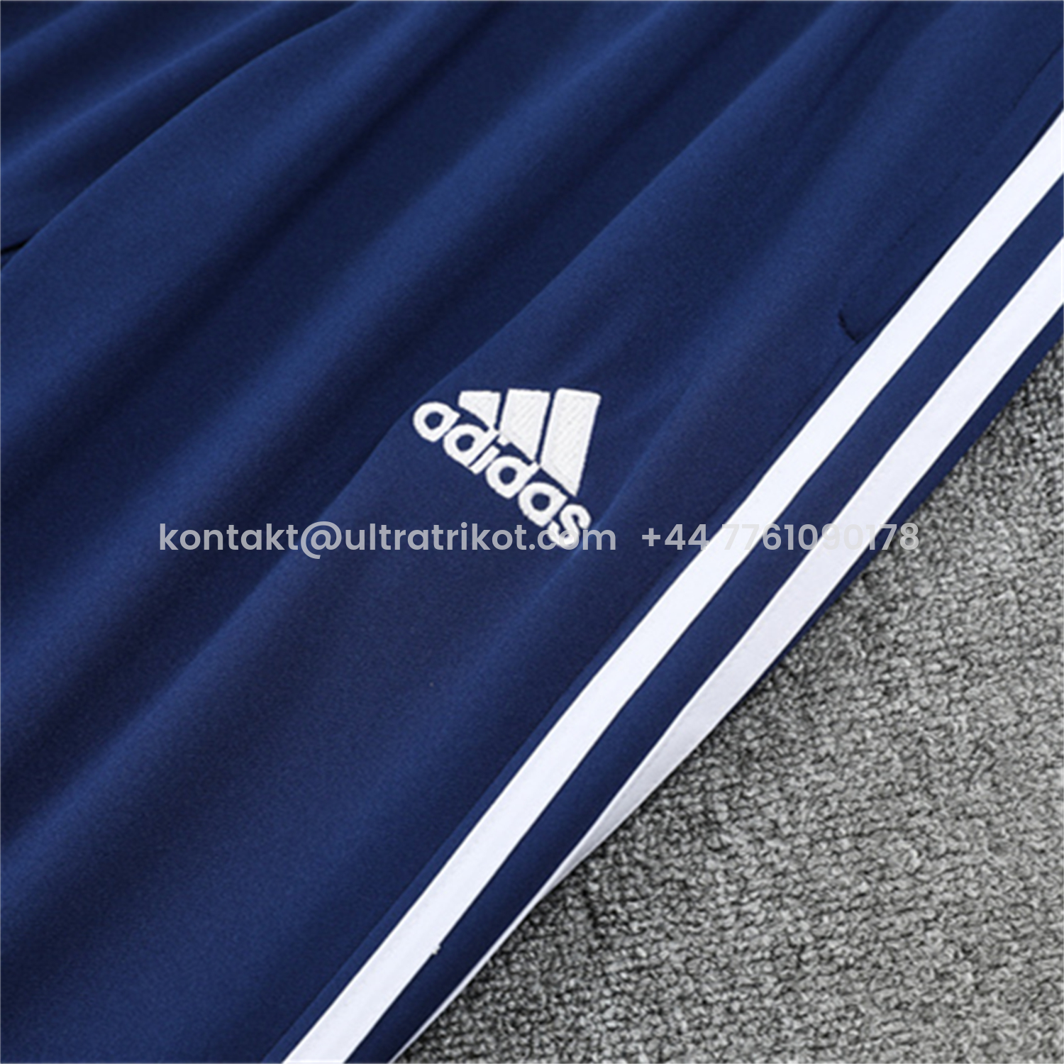 UltraTrikot-Real Madrid 25-26 Kids Long Sleeve Training Set - Throwback Royal Blue Top and Pants