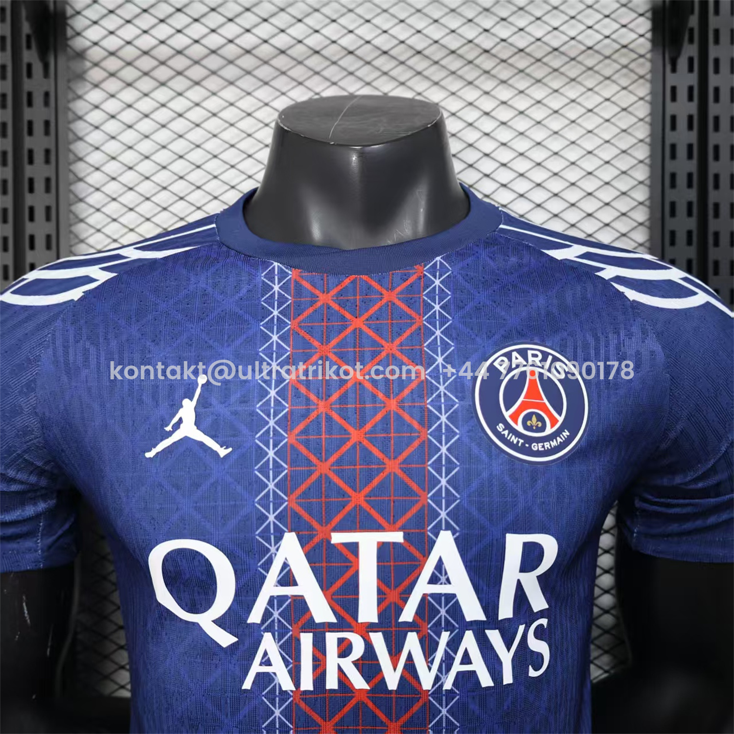UltraTrikot-Paris Saint-Germain PSG X JD 25-26 Red And Blue Special Edition Jersey - Player Version