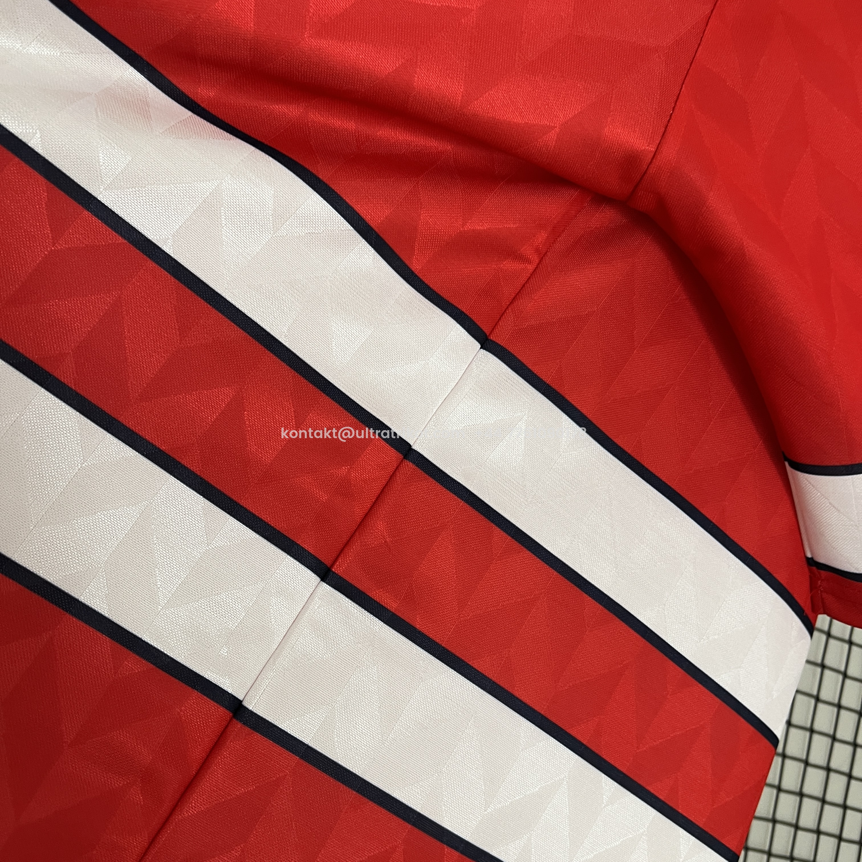 UltraTrikot-Retro Denmark 1988 Home Stadium Jersey - Fans Version