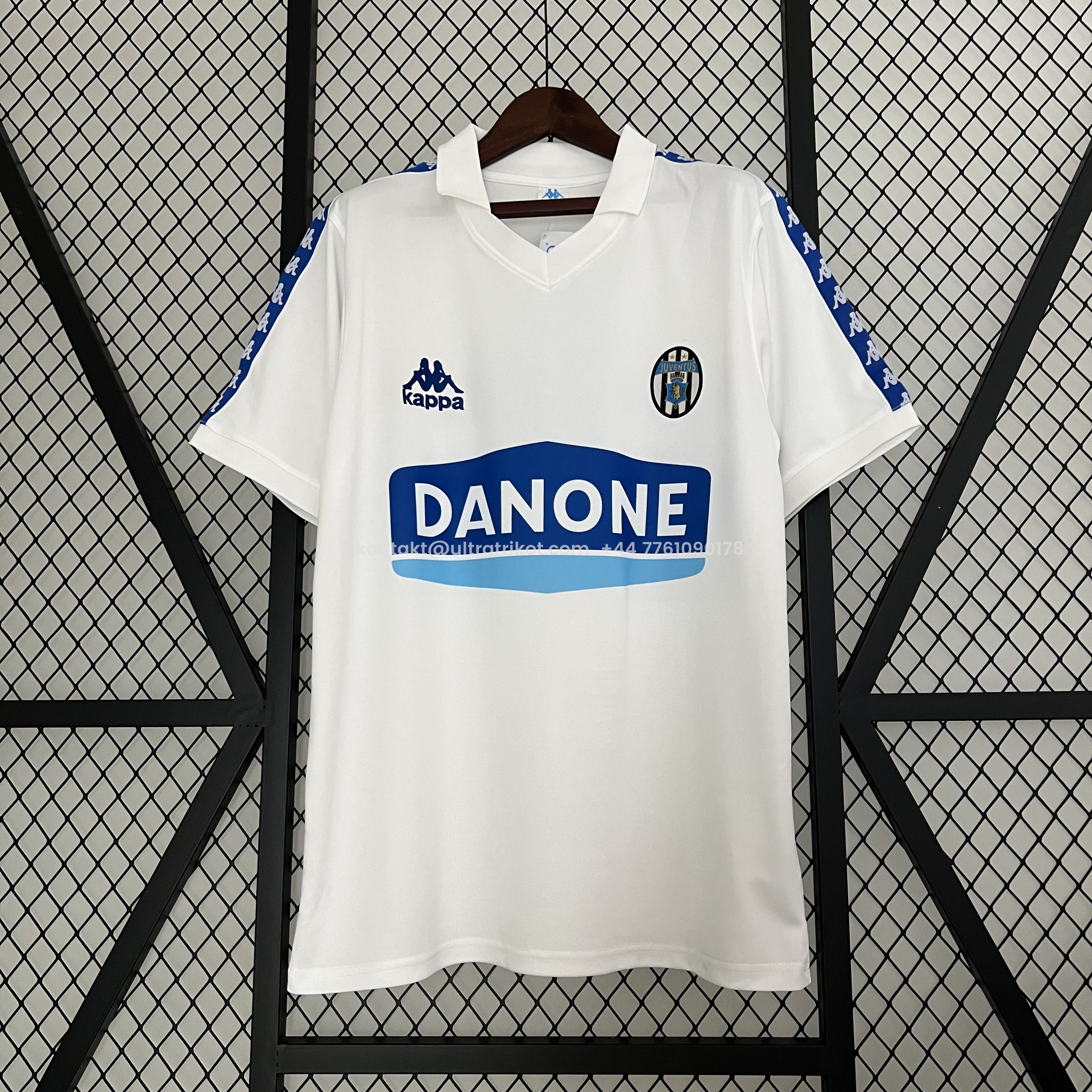 UltraTrikot-Retro Juventus 1990-92 White Training Jersey