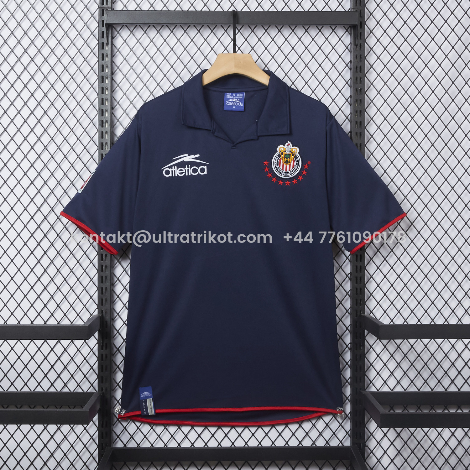 UltraTrikot-Retro Chivas de Guadalajara 2003-04 Away Deep Blue Jersey