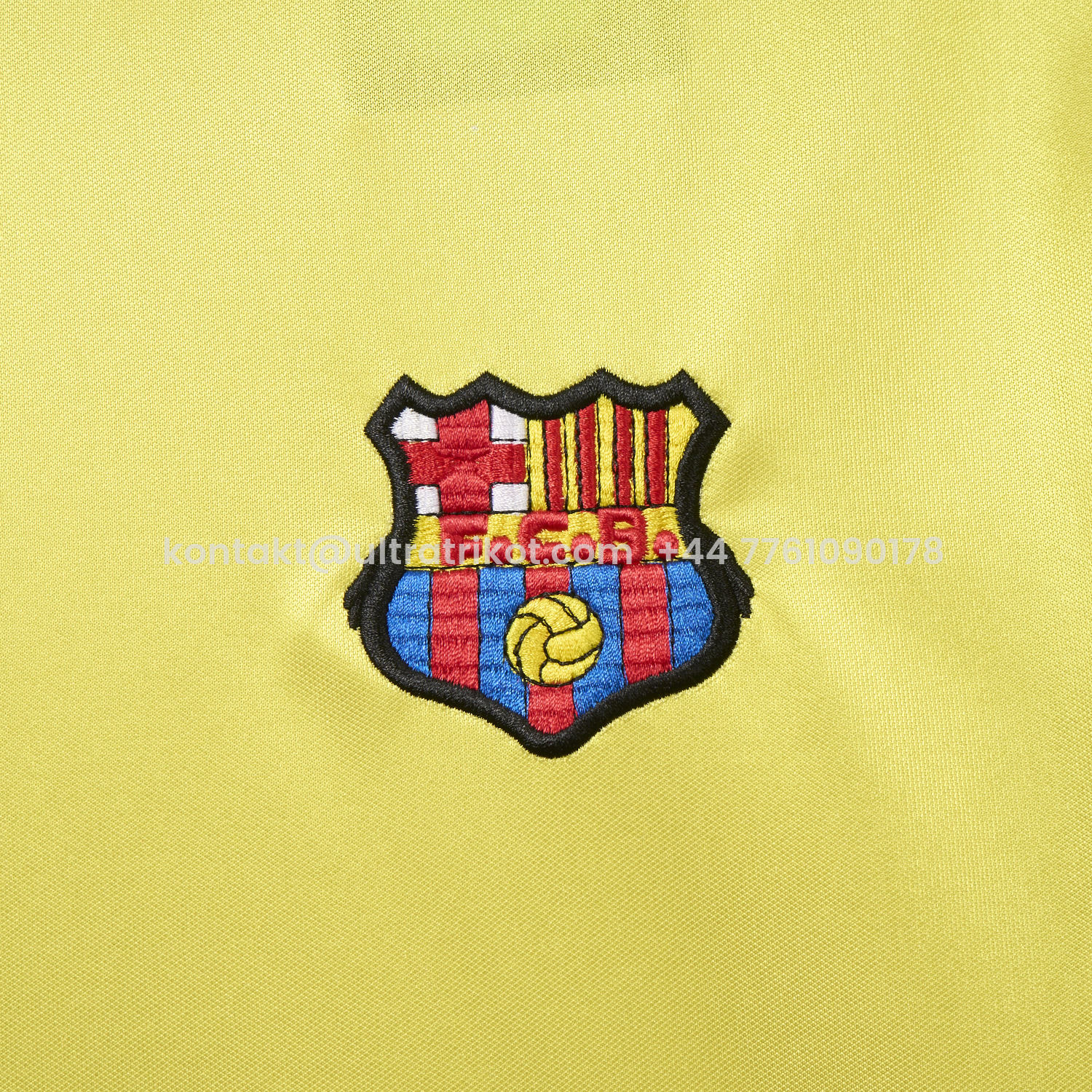 UltraTrikot-Retro Barcelona 1982-84 Away Yellow Jersey