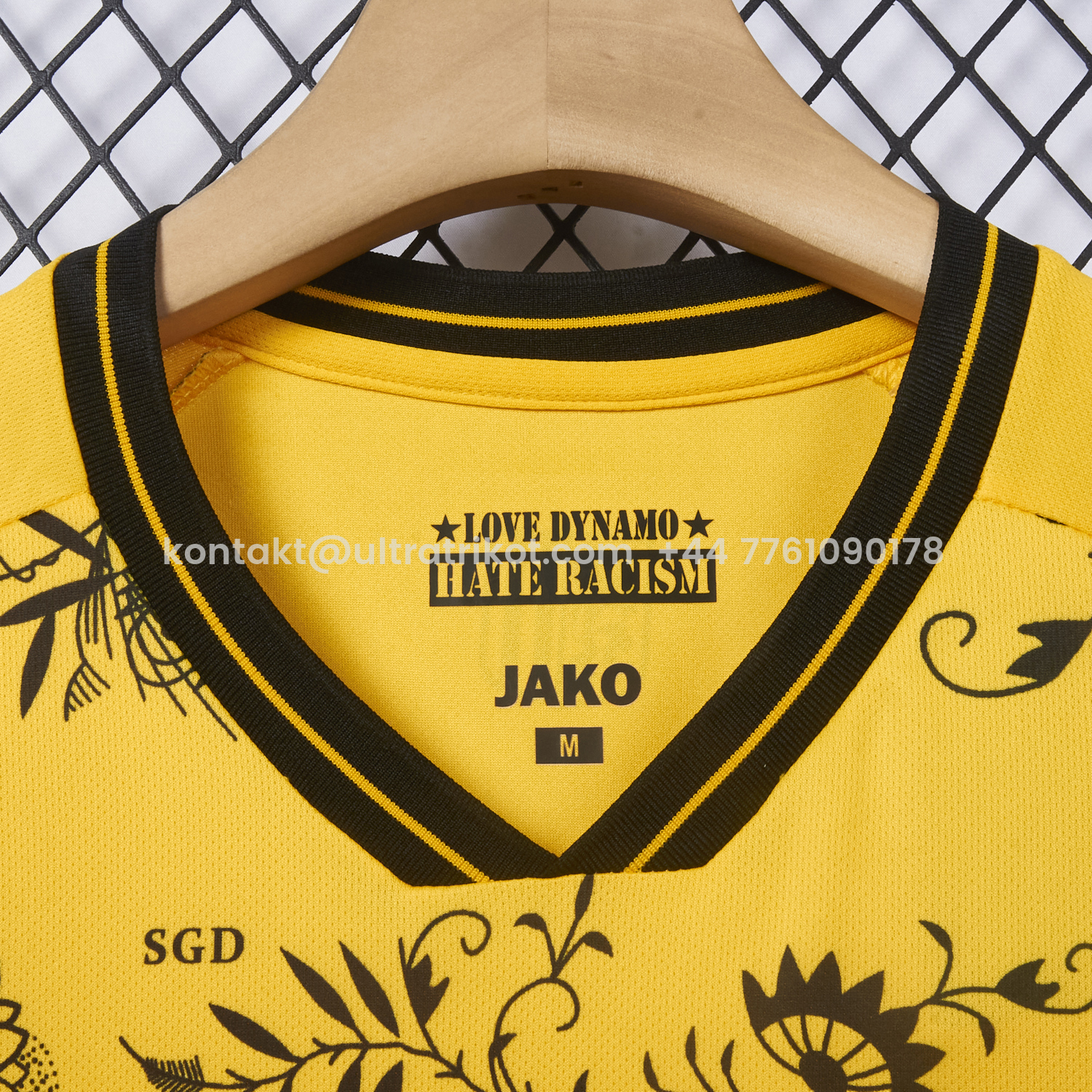 UltraTrikot-Dynamo Dresden 25-26 HATE RACISM Special Jersey - Fans Version