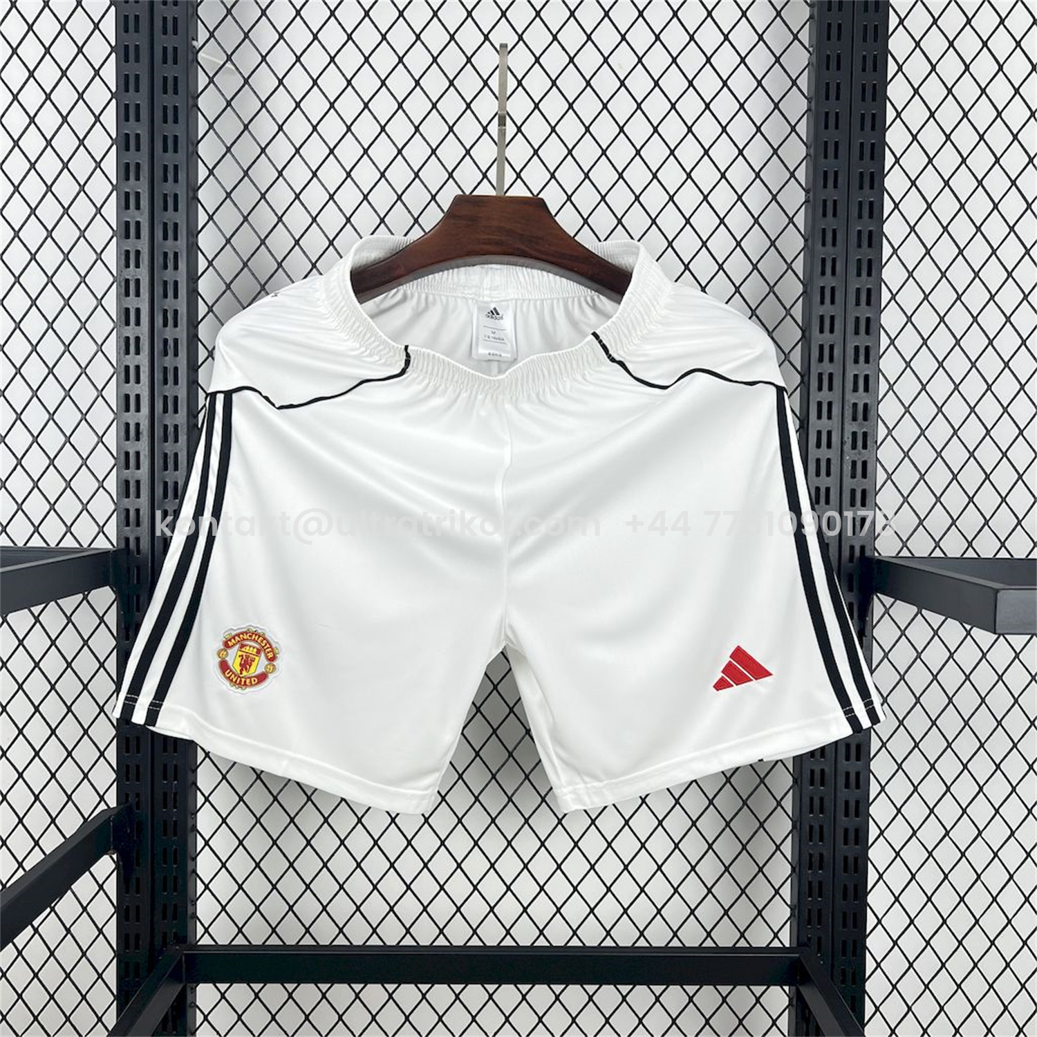 UltraTrikot-Manchester United 25-26 Home White Shorts - Fans Version