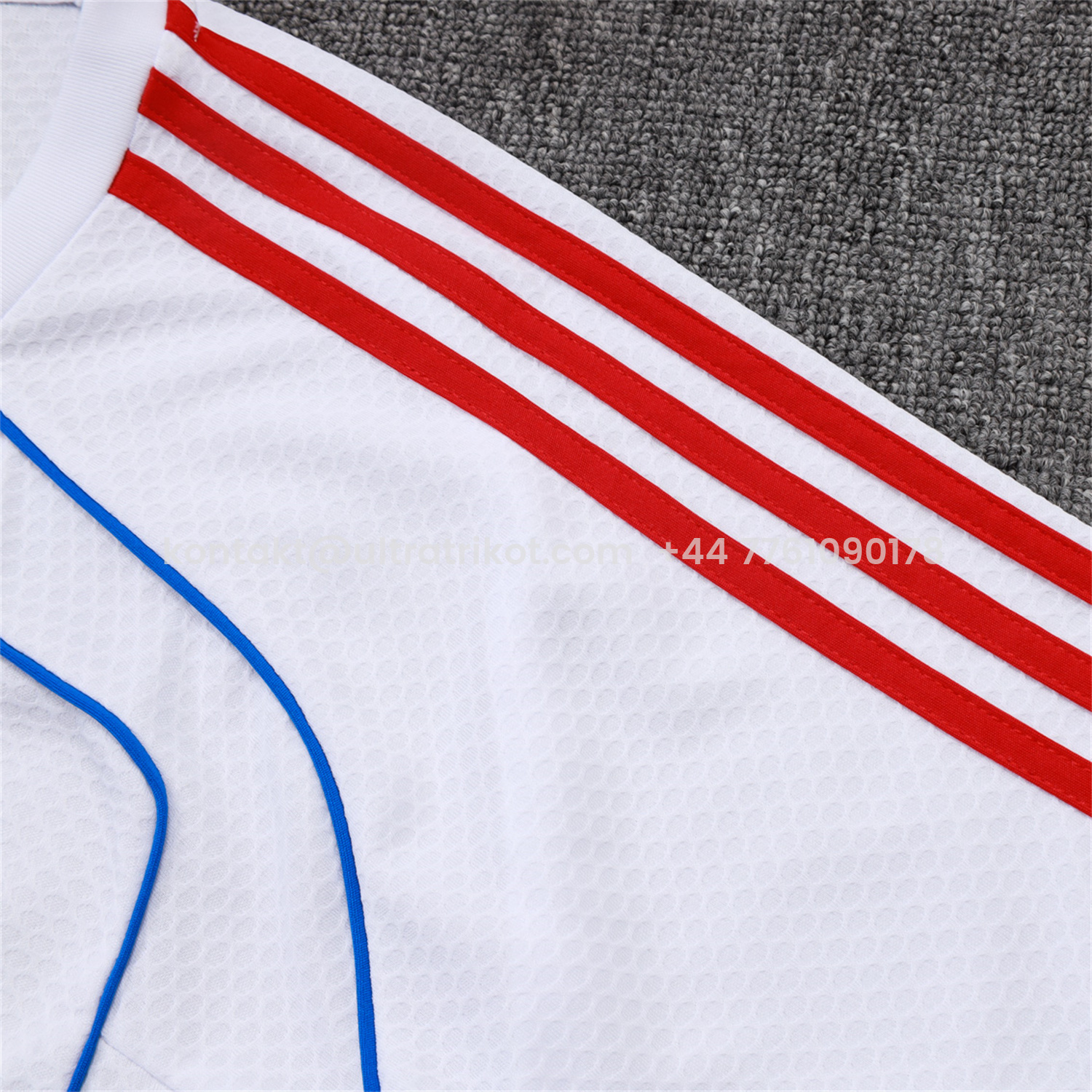 UltraTrikot-Bayern Munich 25-26 Short-Sleeve Training Set - White Throwback Top & Grey Shorts
