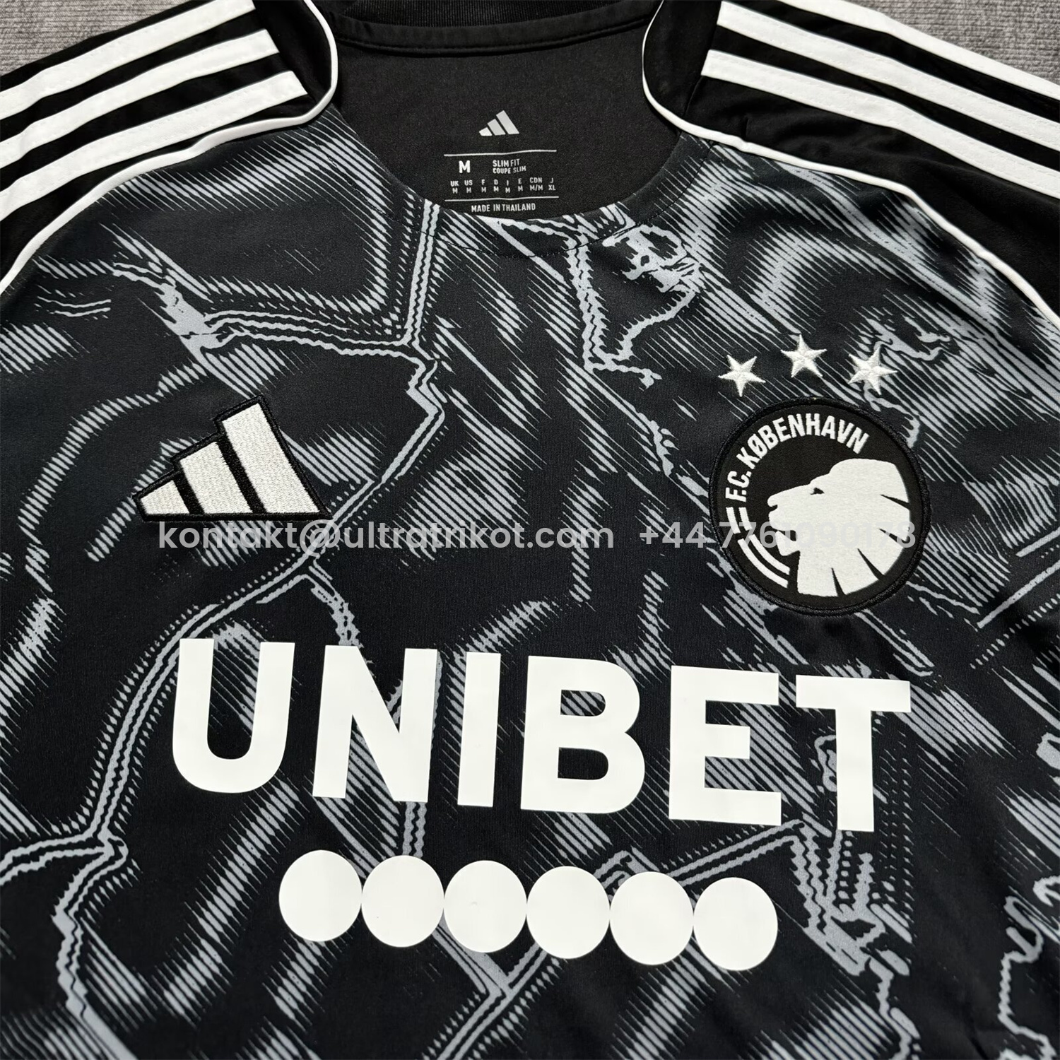 UltraTrikot-Copenhagen 25-26 Away Black Jersey - Fans Version