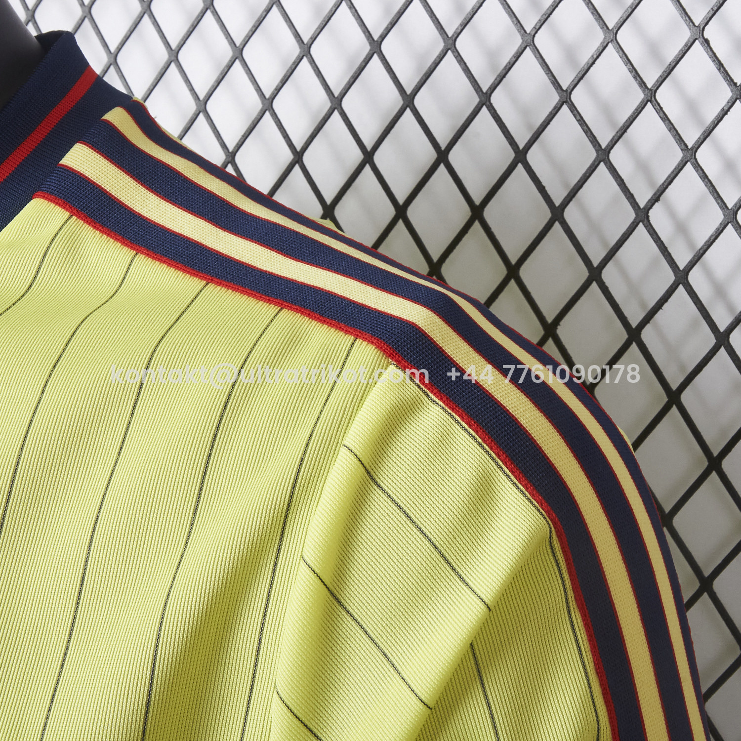 UltraTrikot-Club América 25-26 Icon Travel Special Edition Yellow Jersey - Player Version