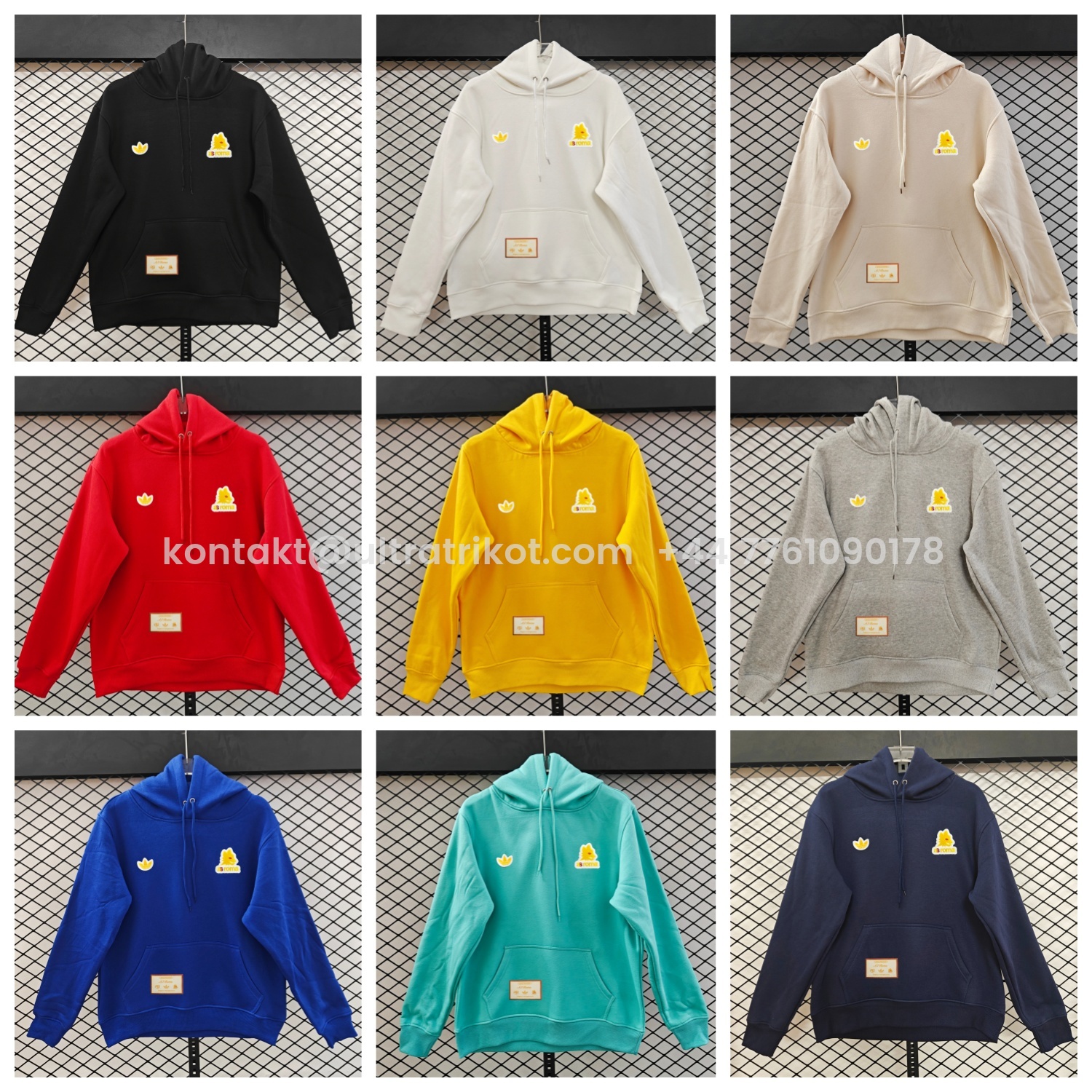 UltraTrikot-AS Roma 25-26 Originals Terrace Icon Unisex Pullover Hoodie