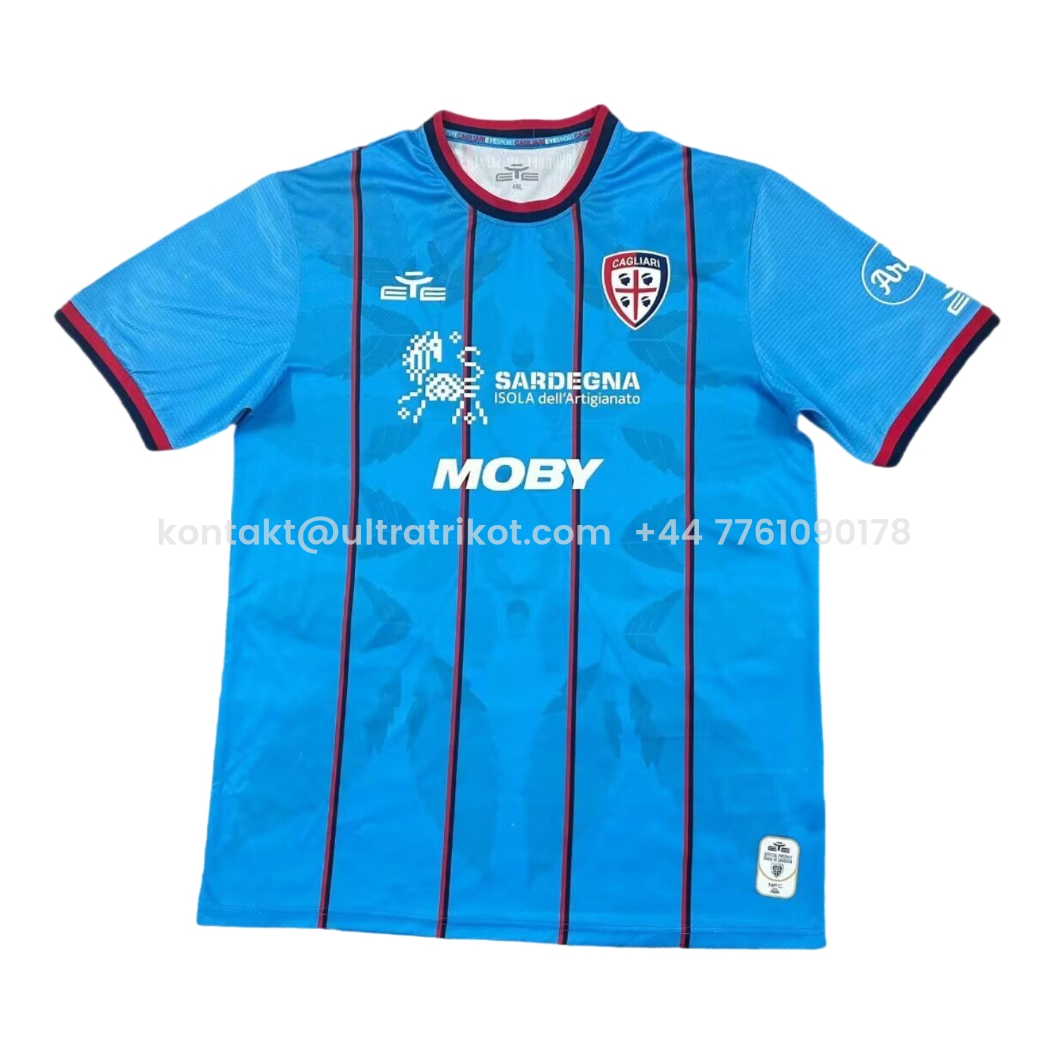 UltraTrikot-Cagliari Calcio 25-26 Third Jersey - Fans Version
