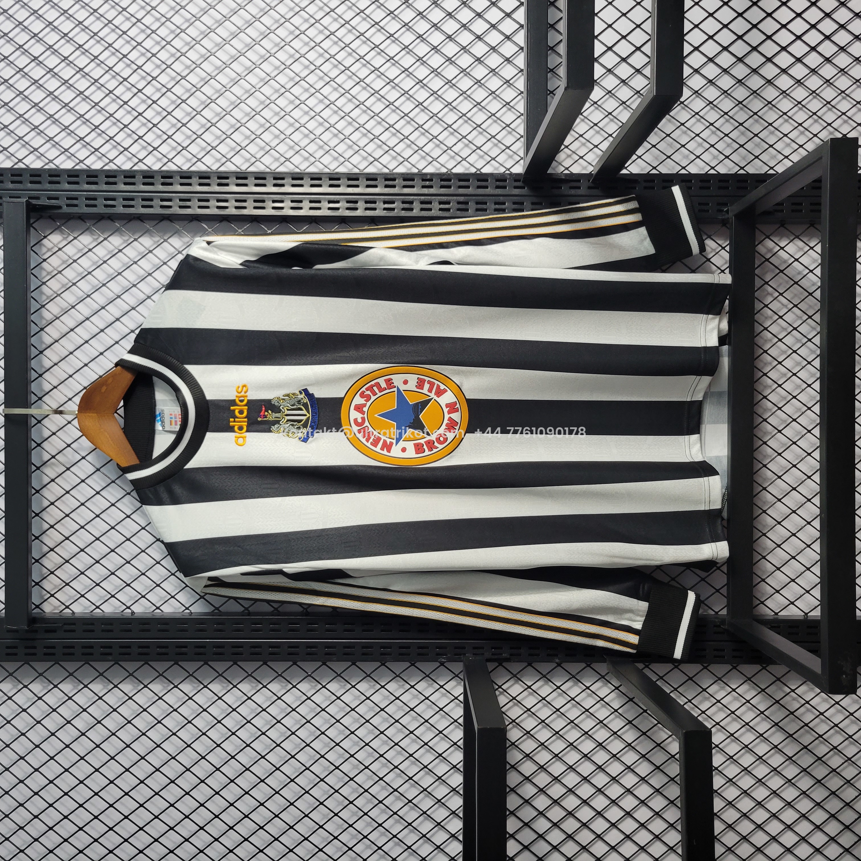 UltraTrikot-Retro Newcastle United 1997-99 Home Long Sleeve Jersey