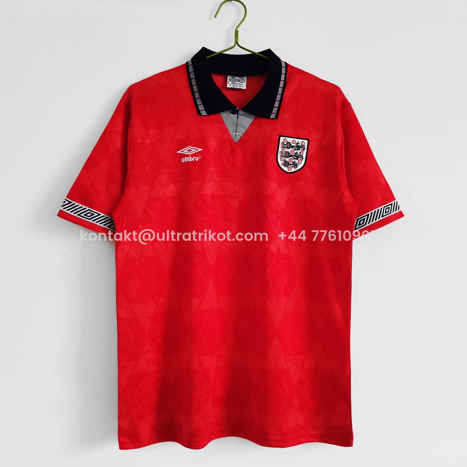 UltraTrikot-Retro England 1990 Away Stadium Jersey