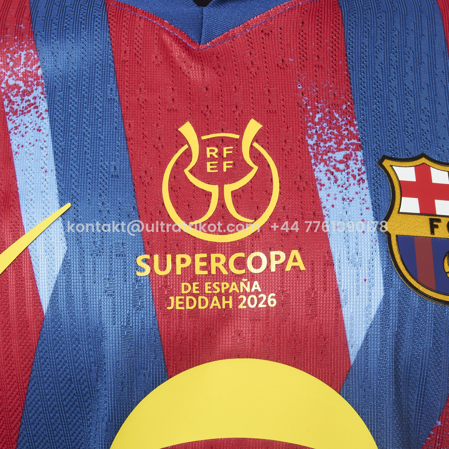 UltraTrikot-Barcelona 25-26 Supercopa De España Fourth Jersey - Player Version