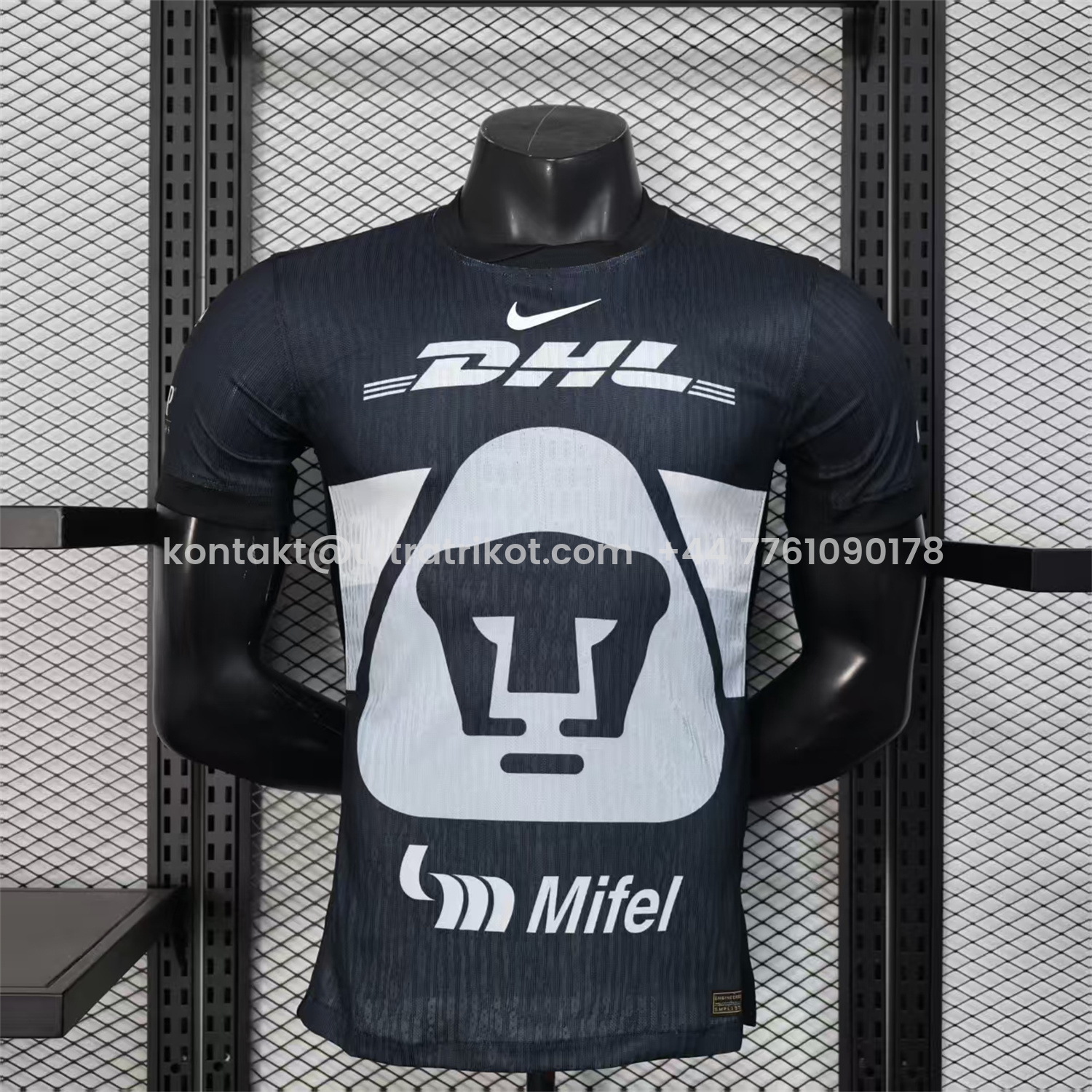 UltraTrikot-Pumas UNAM 25-26 Black Goalkeeper Jersey - Player Version