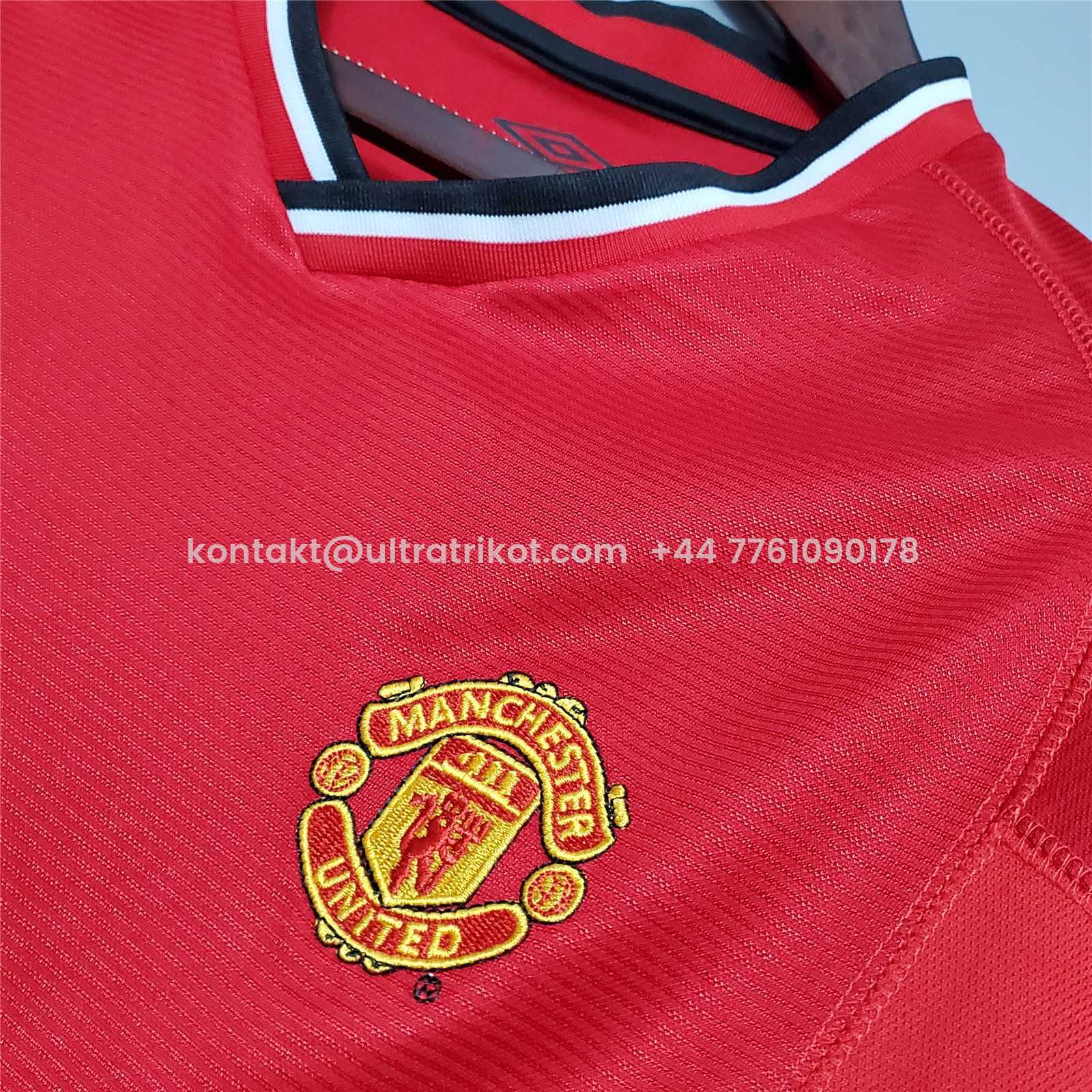 UltraTrikot-Retro Manchester United 00-02 Home Jersey