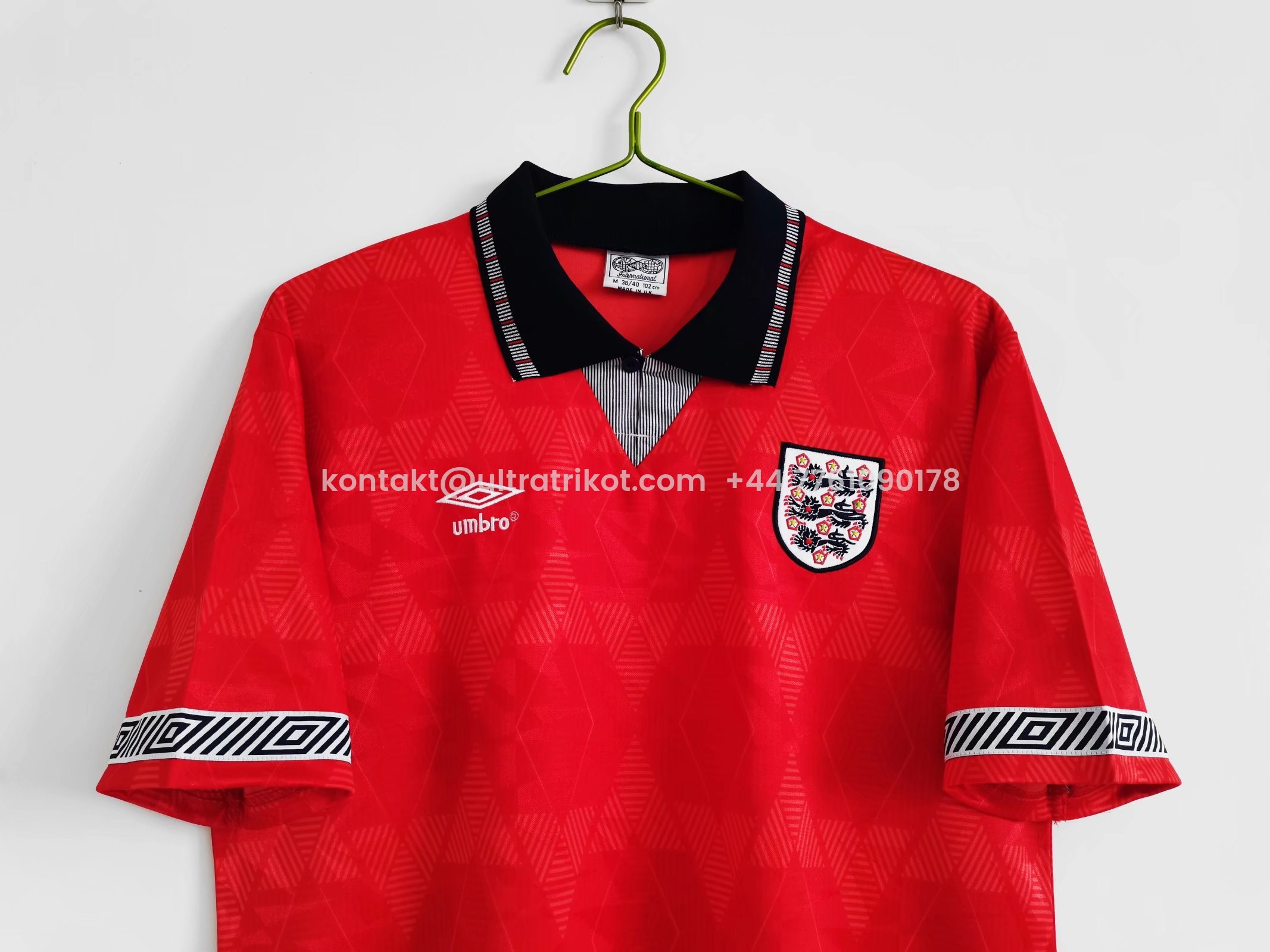 UltraTrikot-Retro England 1990 Away Stadium Jersey