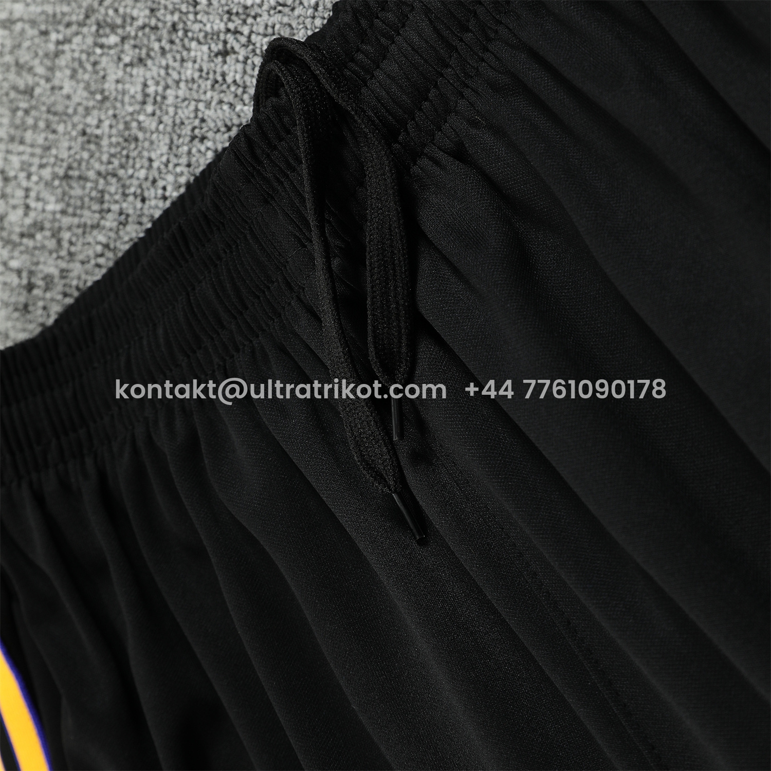 UltraTrikot-Manchester United 25-26 Vest Training Set - Black Top & Black Shorts