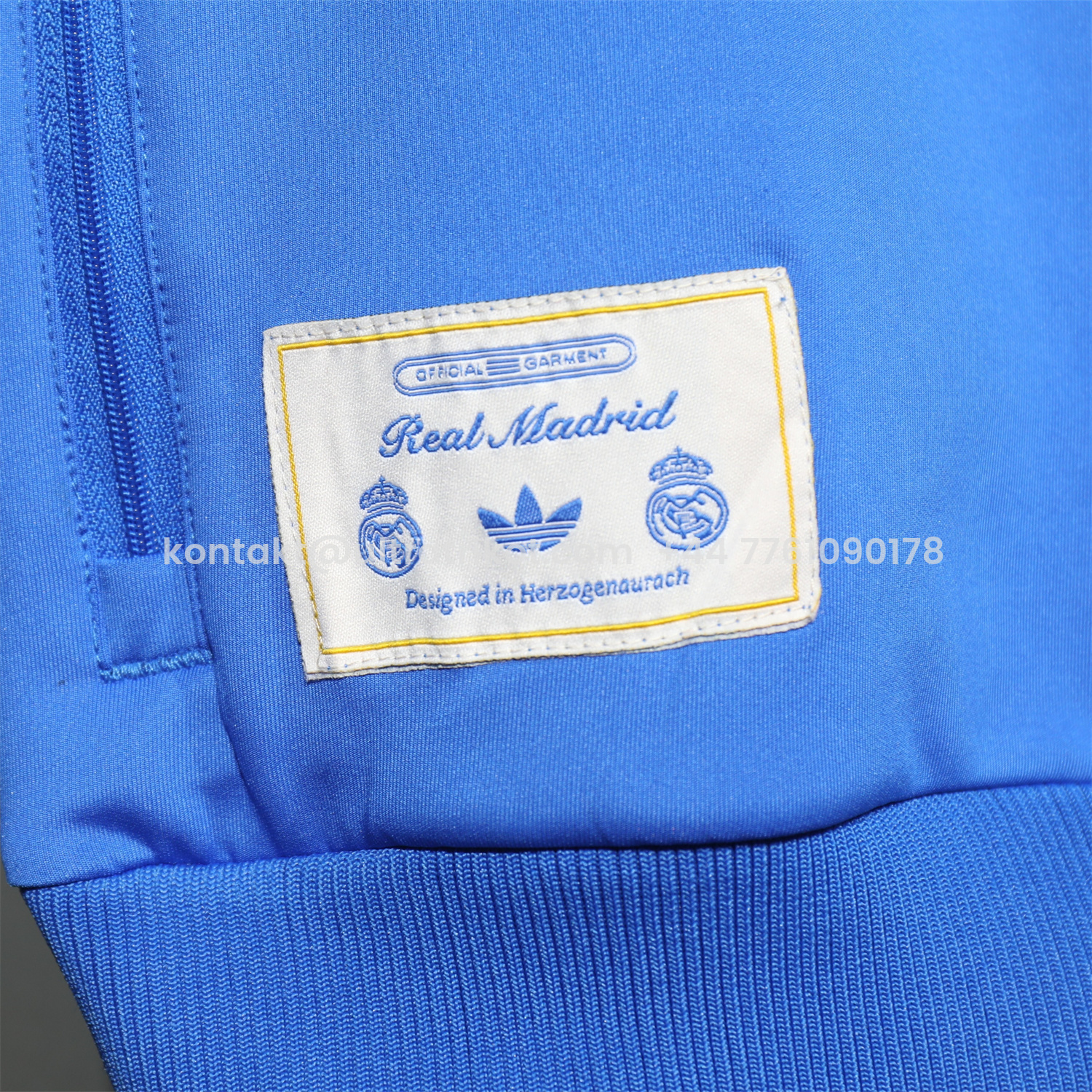 UltraTrikot-Real Madrid 25-26 Pure Color Training Set - Blue Top and Blue Pants