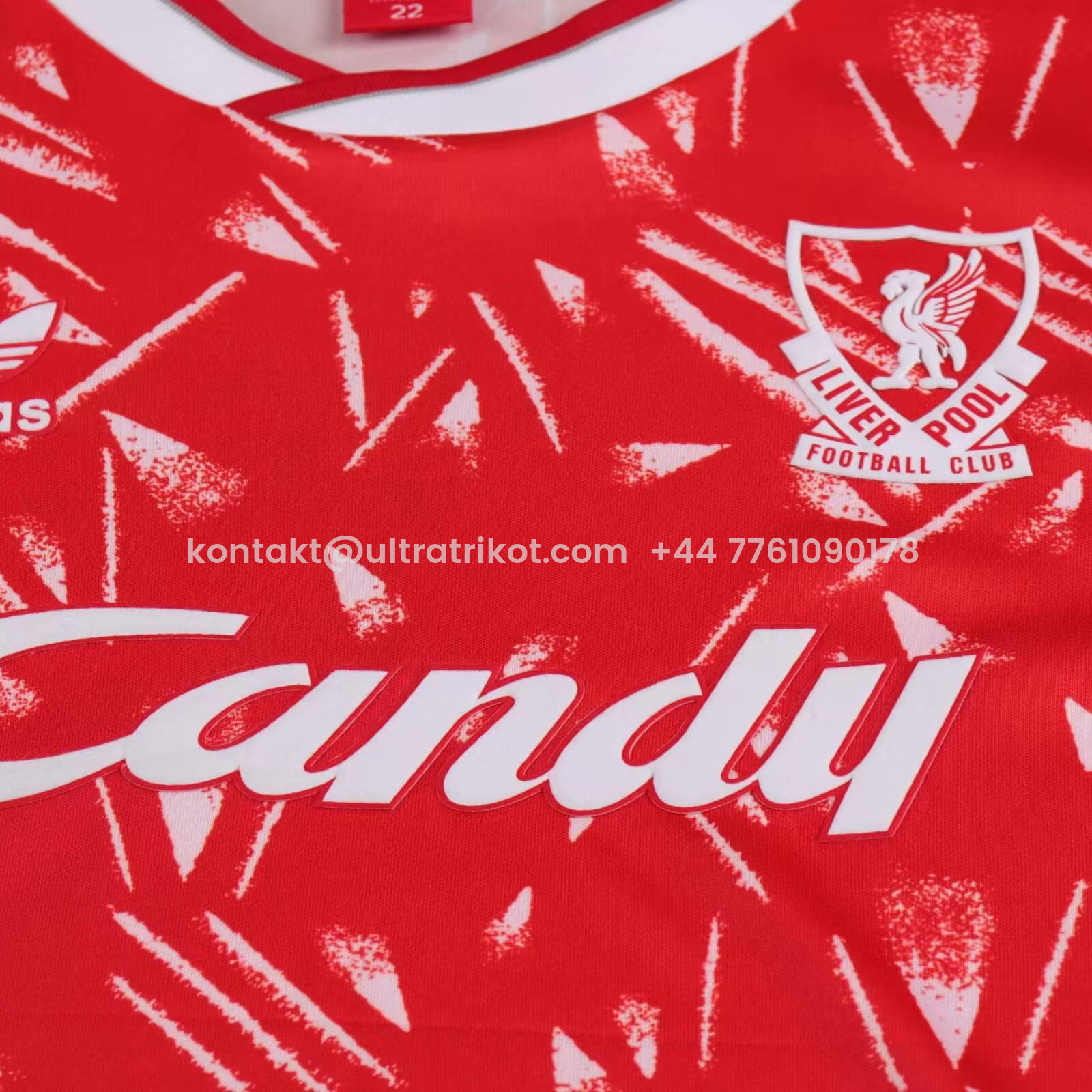 UltraTrikot-Retro Liver.pool 1989-91 Home Kids Kit