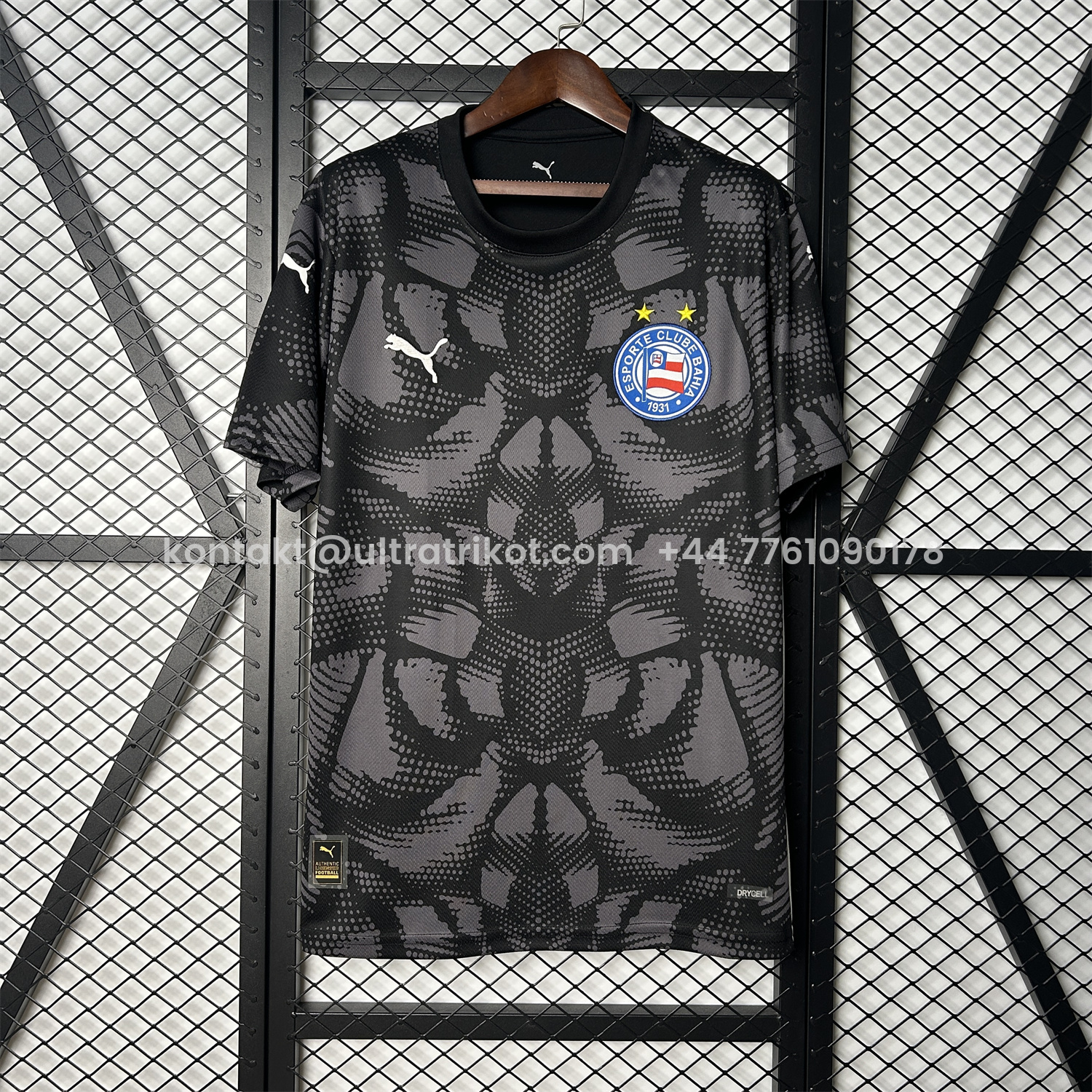 UltraTrikot-Bahia 25-26 Black Goalkeeper Jersey - Fans Version