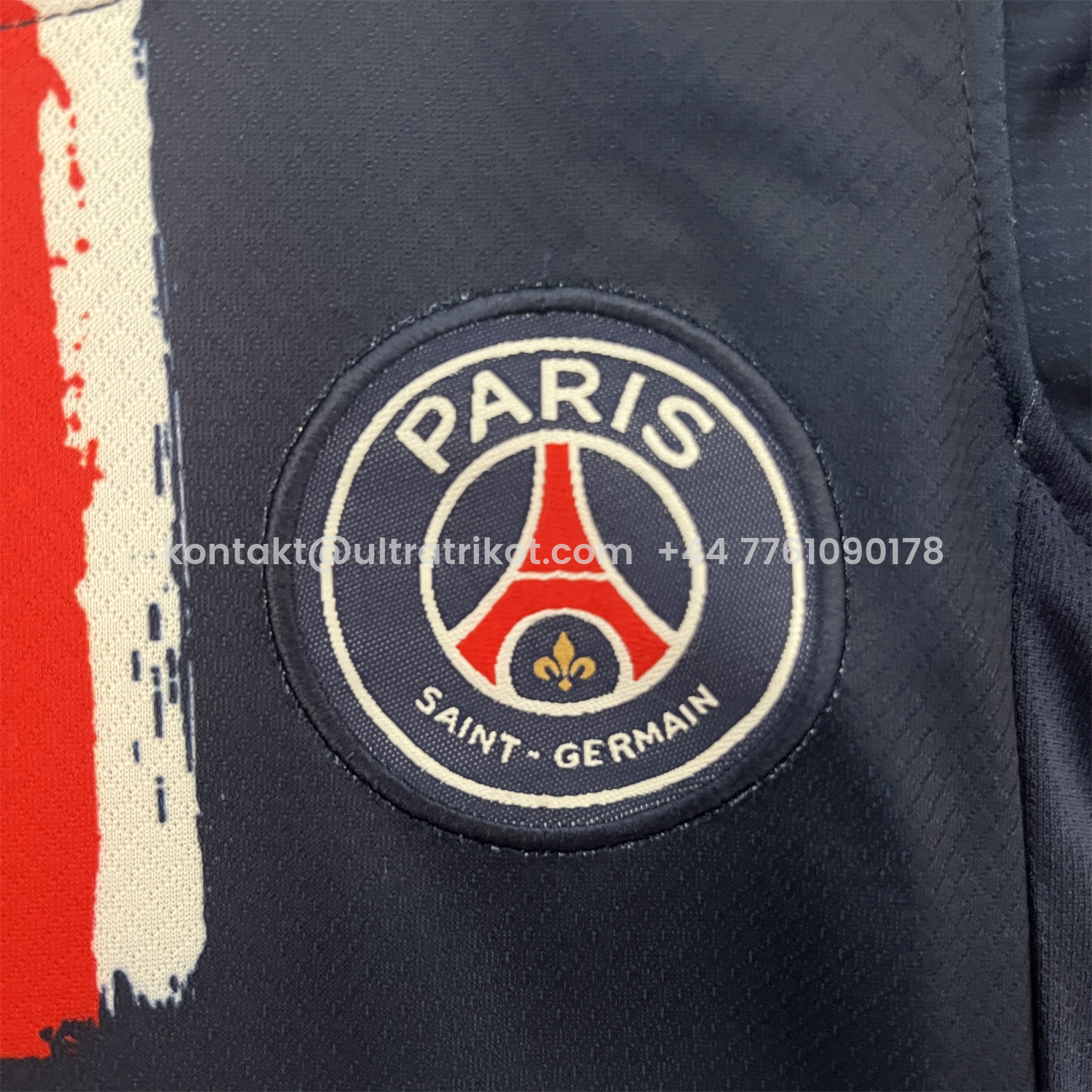 UltraTrikot-Paris Saint-Germain PSG 24-25 Champions League Final Home Kids Kit