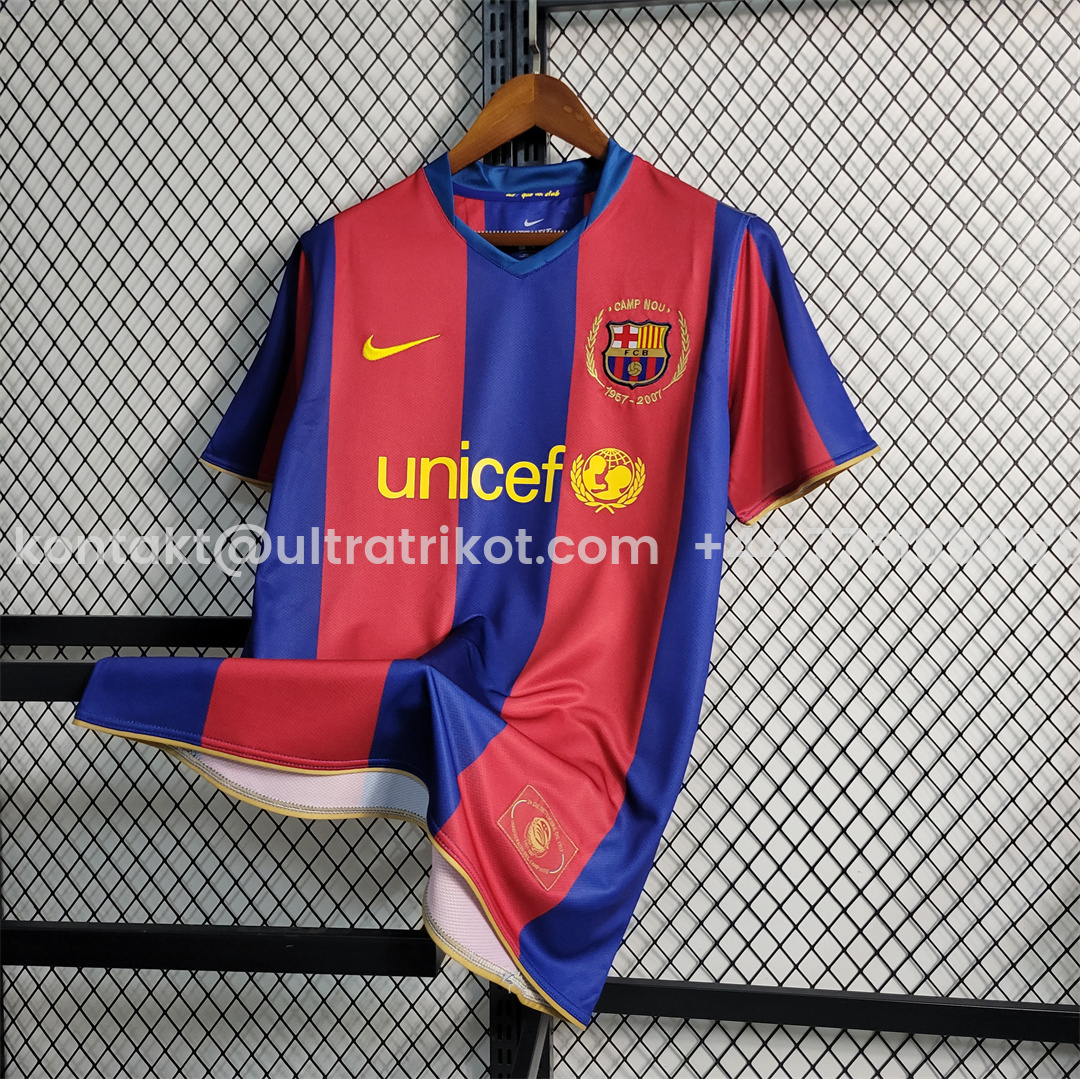 UltraTrikot-Retro Barcelona 07-08 Home Stadium Jersey