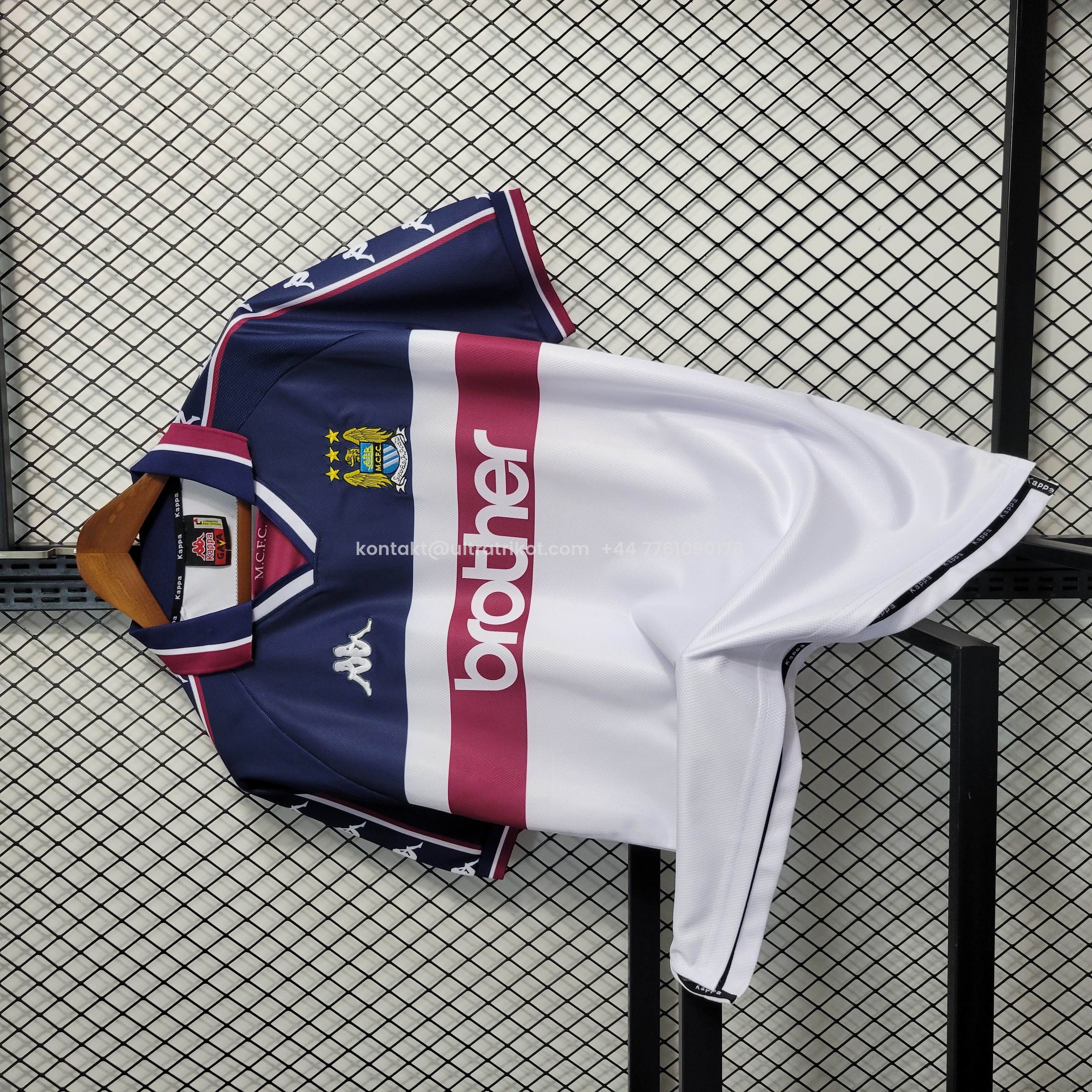 UltraTrikot-Retro Manchester City 1997-98 Away Stadium Jersey