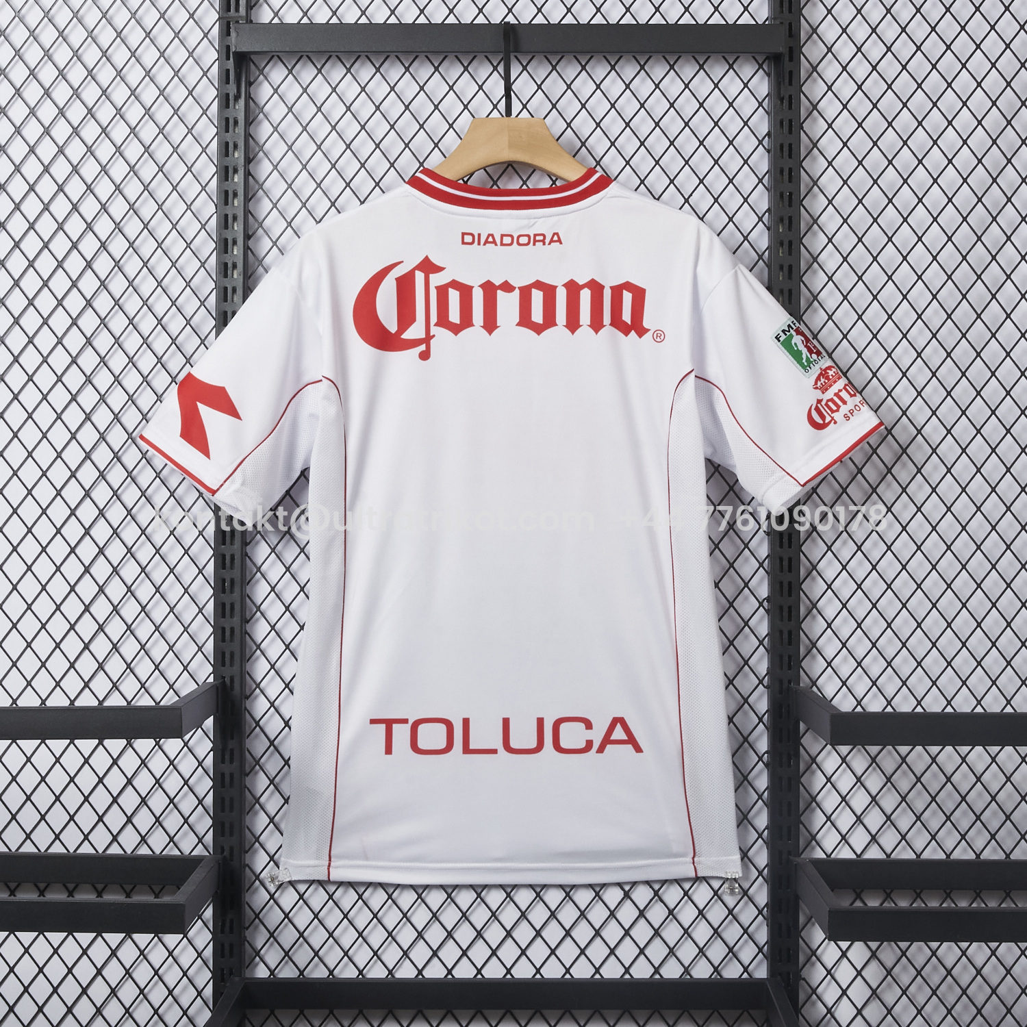 UltraTrikot-Retro Toluca 1998-99 Away White Jersey