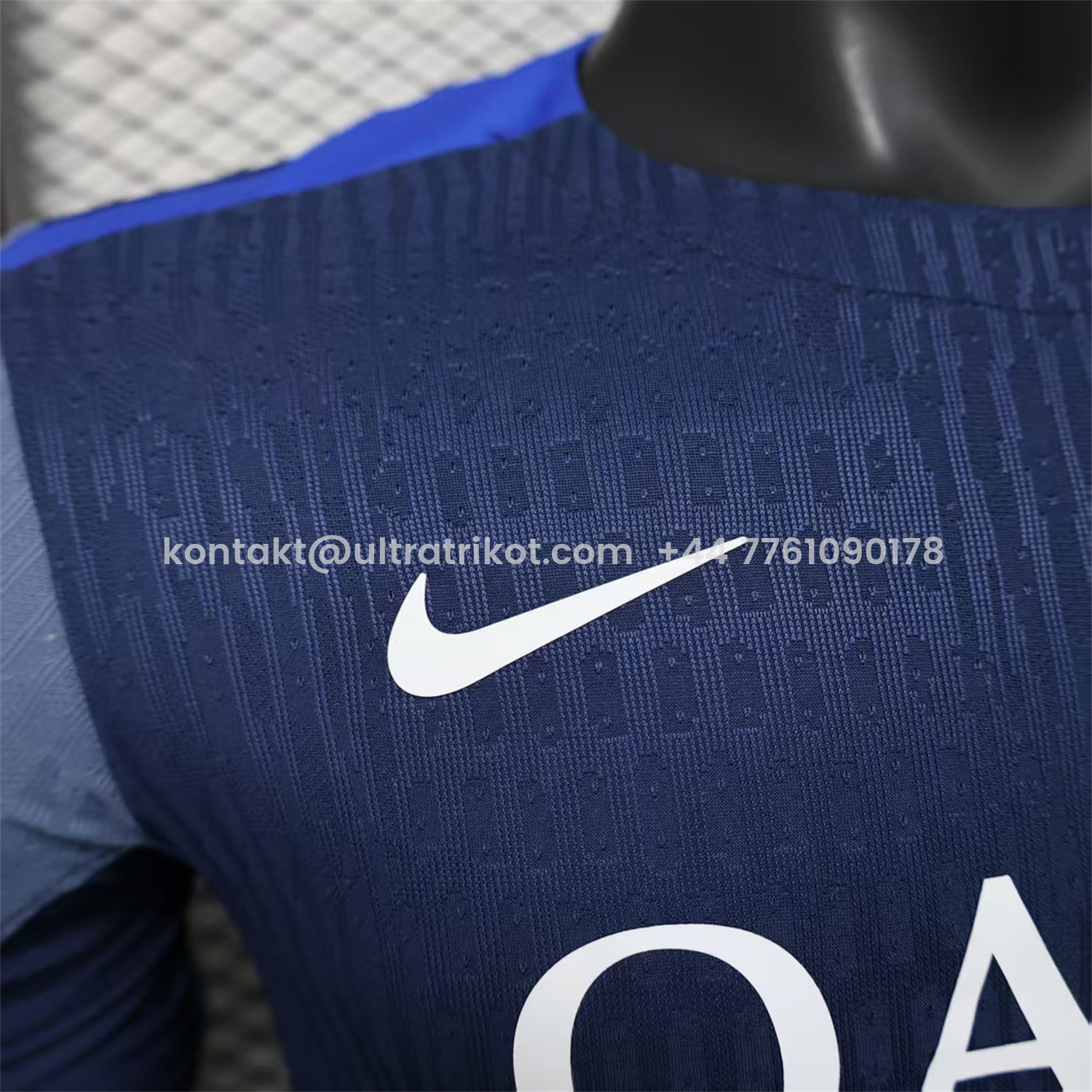 UltraTrikot-Paris Saint-Germain PSG Blue & Grey Special Jersey - Player Version