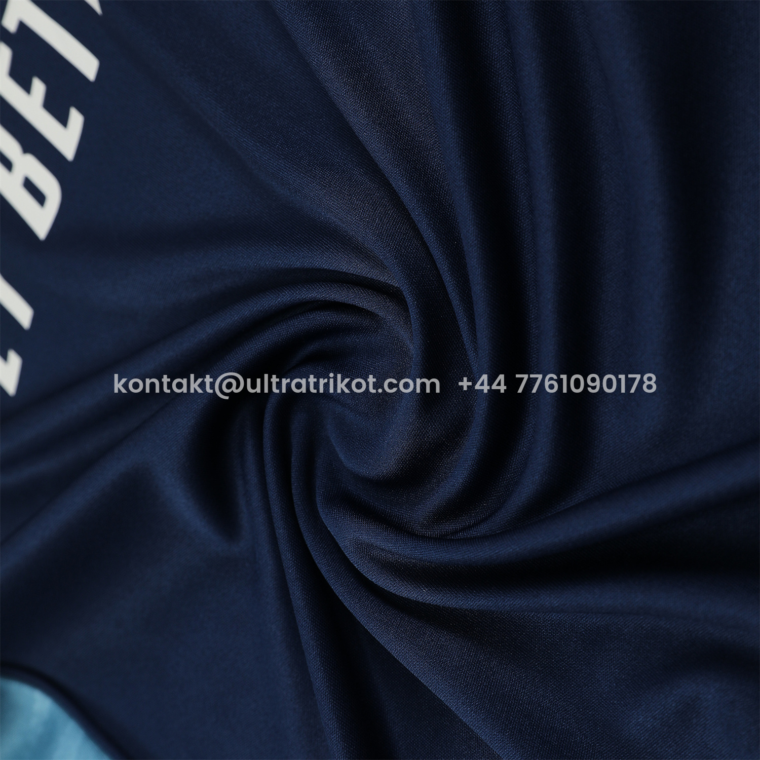 UltraTrikot-Arsenal 25-26 Vest Training Set - Deep Blue Vest and Shorts