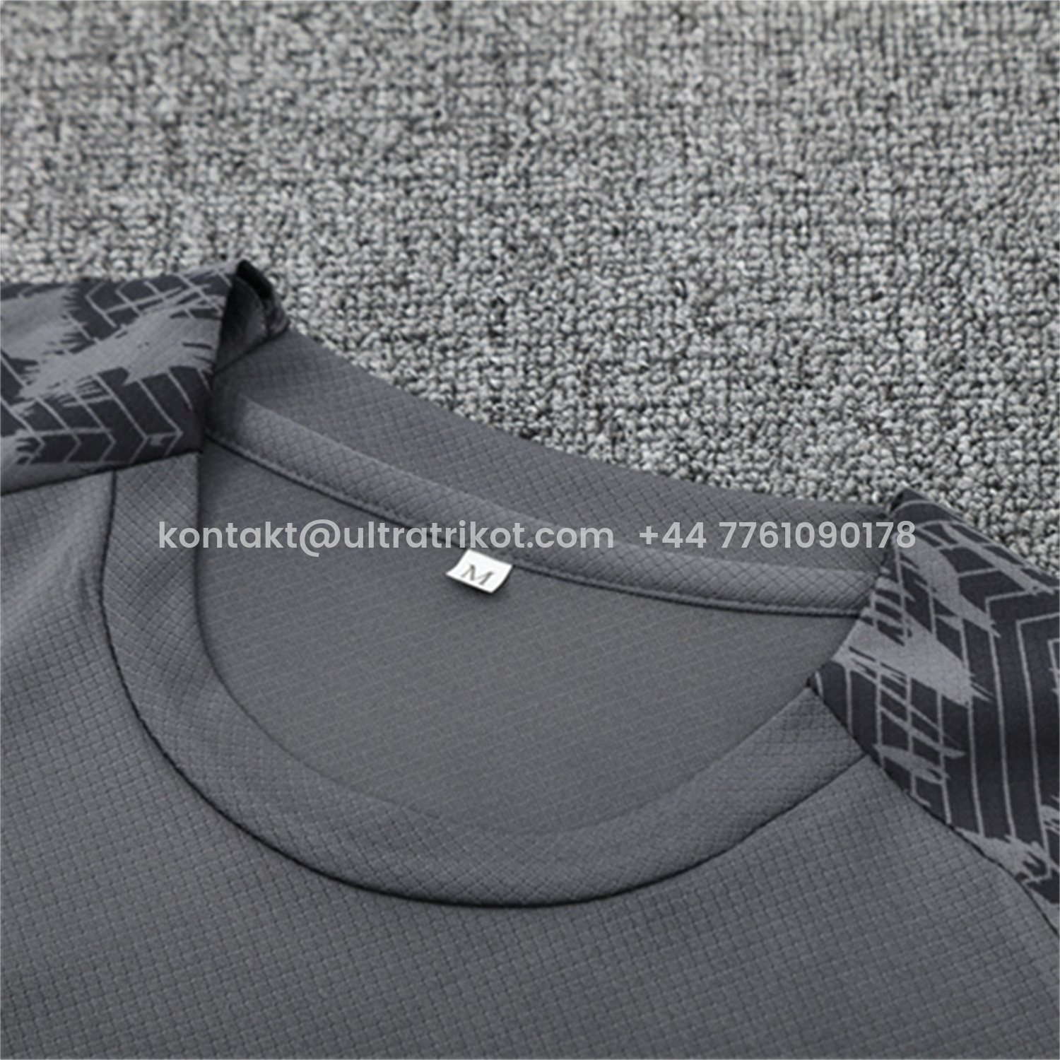 UltraTrikot-Feyenoord 25-26 Kids Short-Sleeve Training Set - Dark Gray Top & Dark Gray Shorts