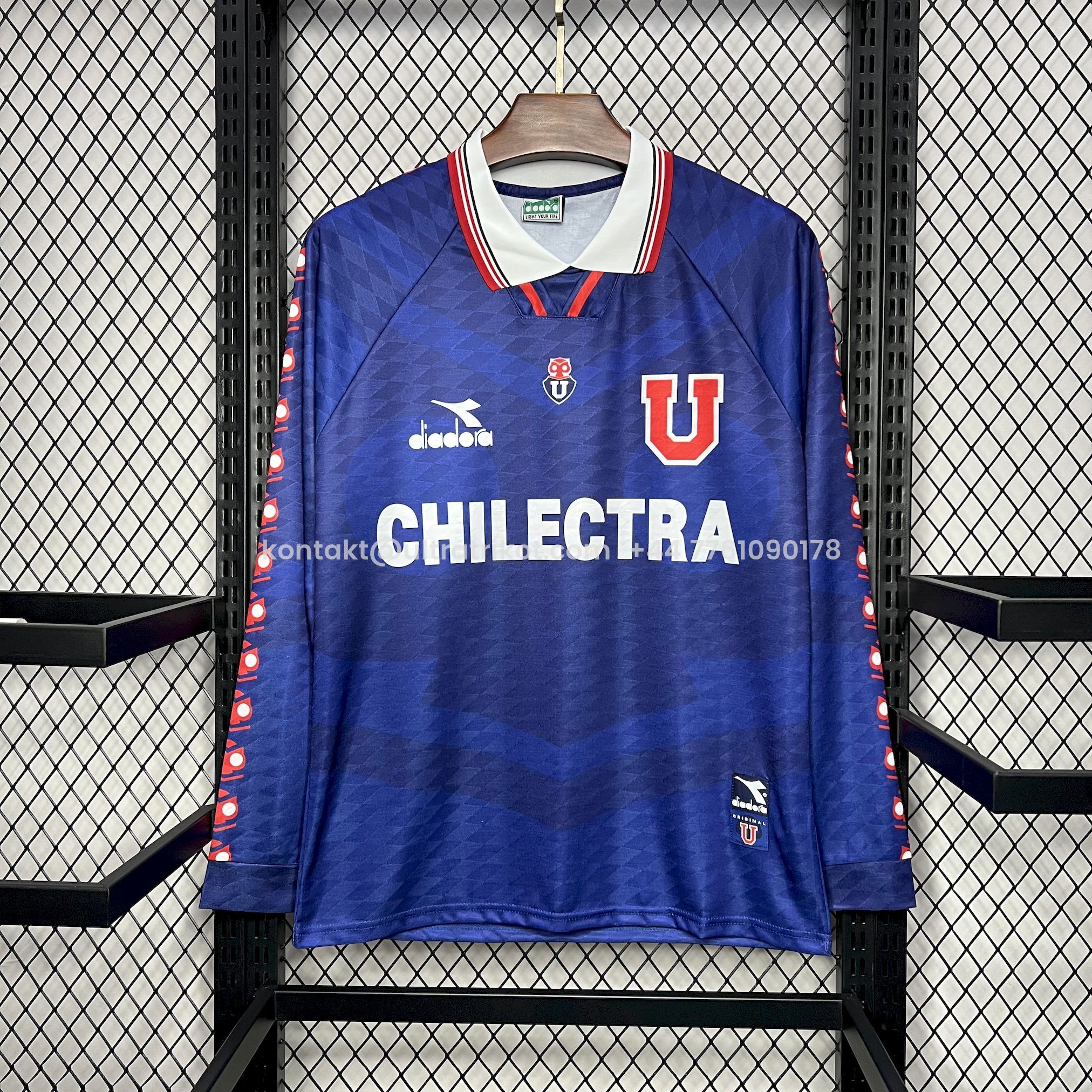 UltraTrikot-Retro Universidad De Chile 1996 Home Long Sleeve Jersey