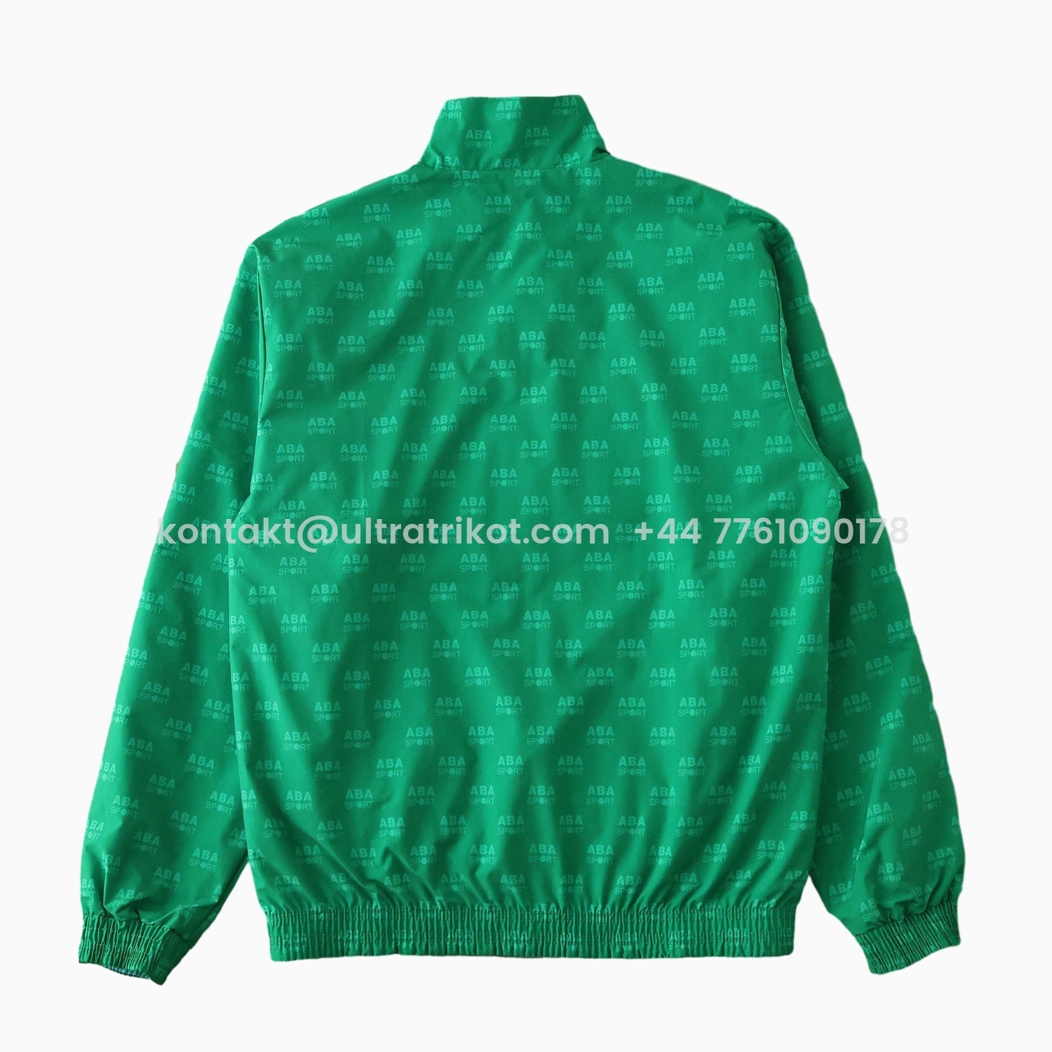UltraTrikot-Retro Mexico 1995 Retro Style Double Sided Reversible Windbreaker - Green & Blue