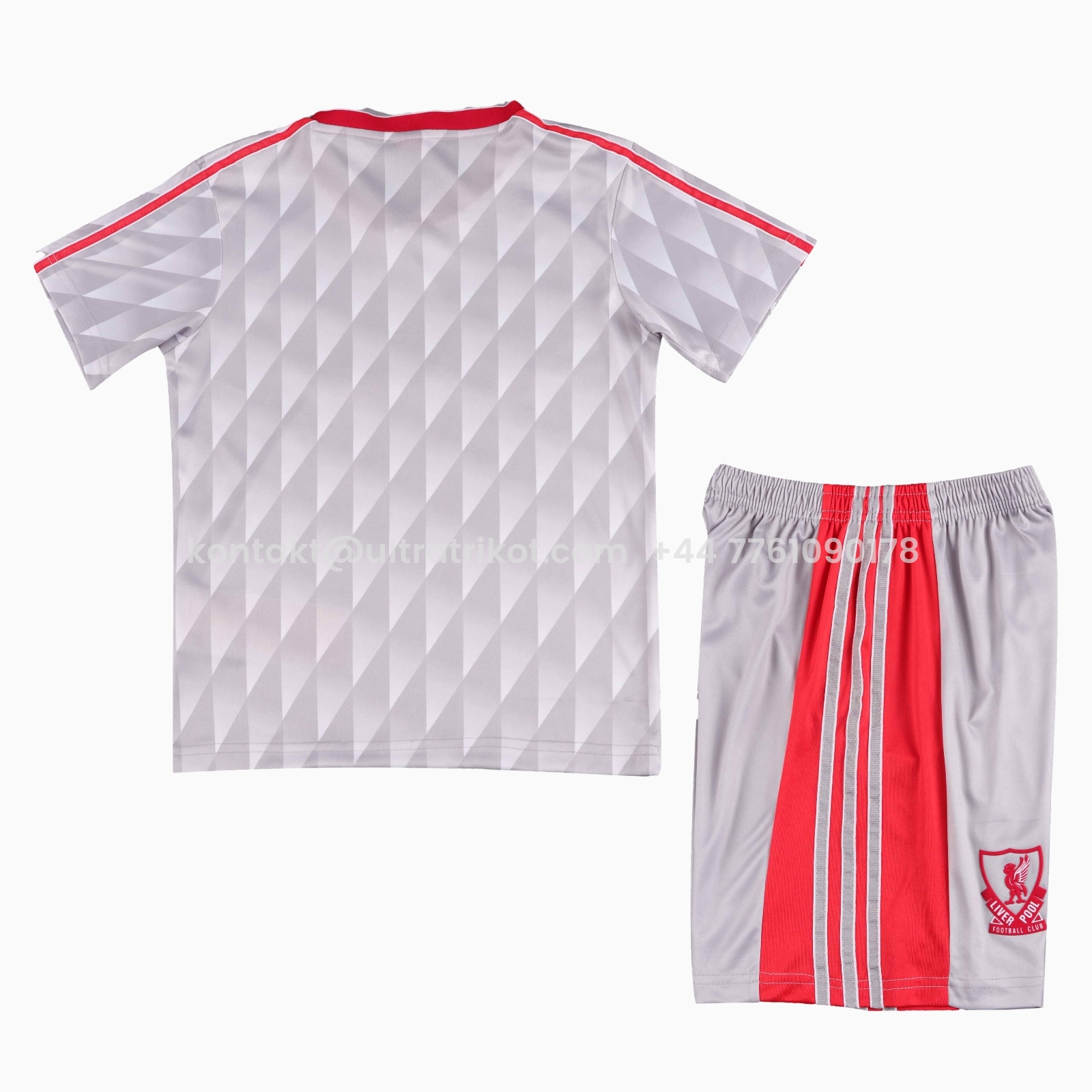 UltraTrikot-Retro Liver.pool 1989-91 Away Kids Kit