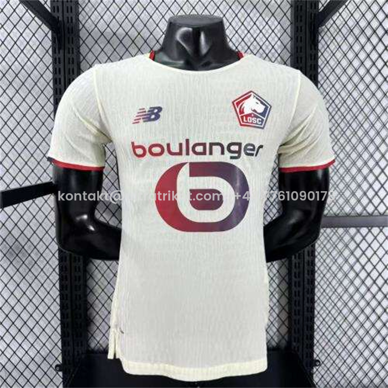 UltraTrikot-Lille 25-26 Away White Jersey - Player Version