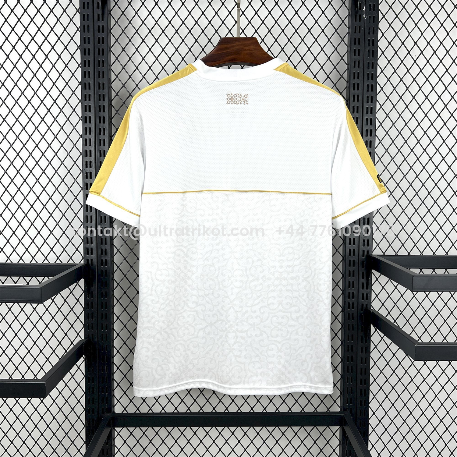 UltraTrikot-Vasco da Gama 25-26 Yellow Lines White Jersey - Fans Version