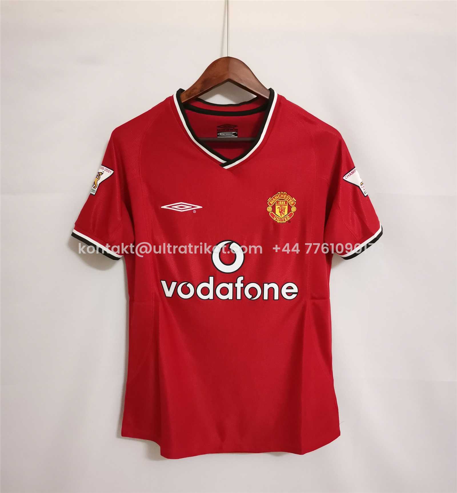 UltraTrikot-Retro Manchester United 00-02 Home Jersey
