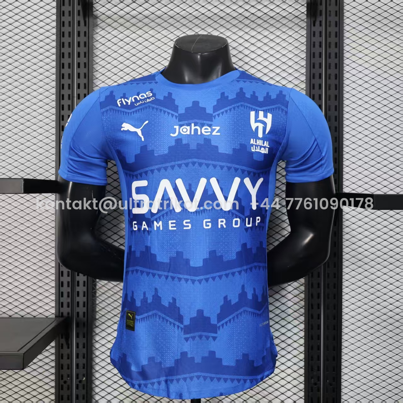 UltraTrikot-Al Hilal Riyadh Crescent 25-26 Home Blue Jersey - Player Version