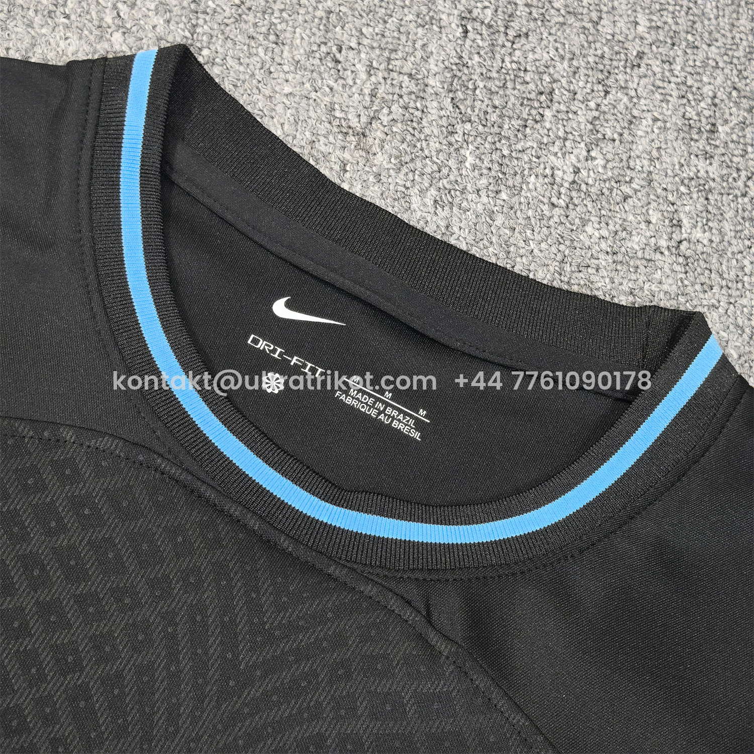 UltraTrikot-Brazil 25-26 Reflective Team Logo Black Special Jersey - Fans Version